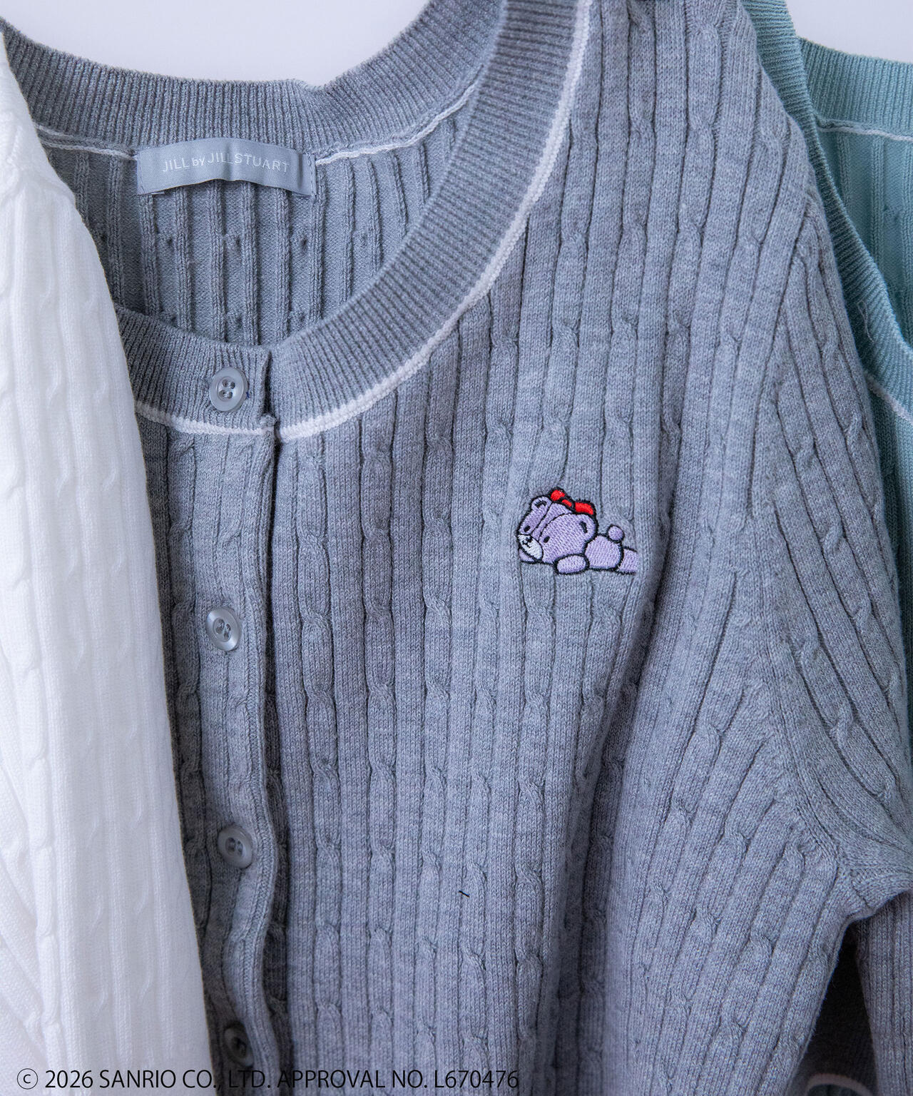 タイニーチャムミニケーブルカーデトップス