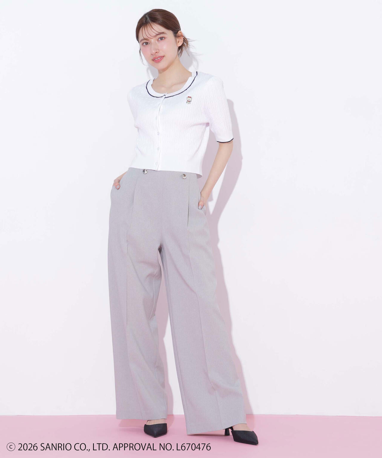 タイニーチャムミニケーブルカーデトップス