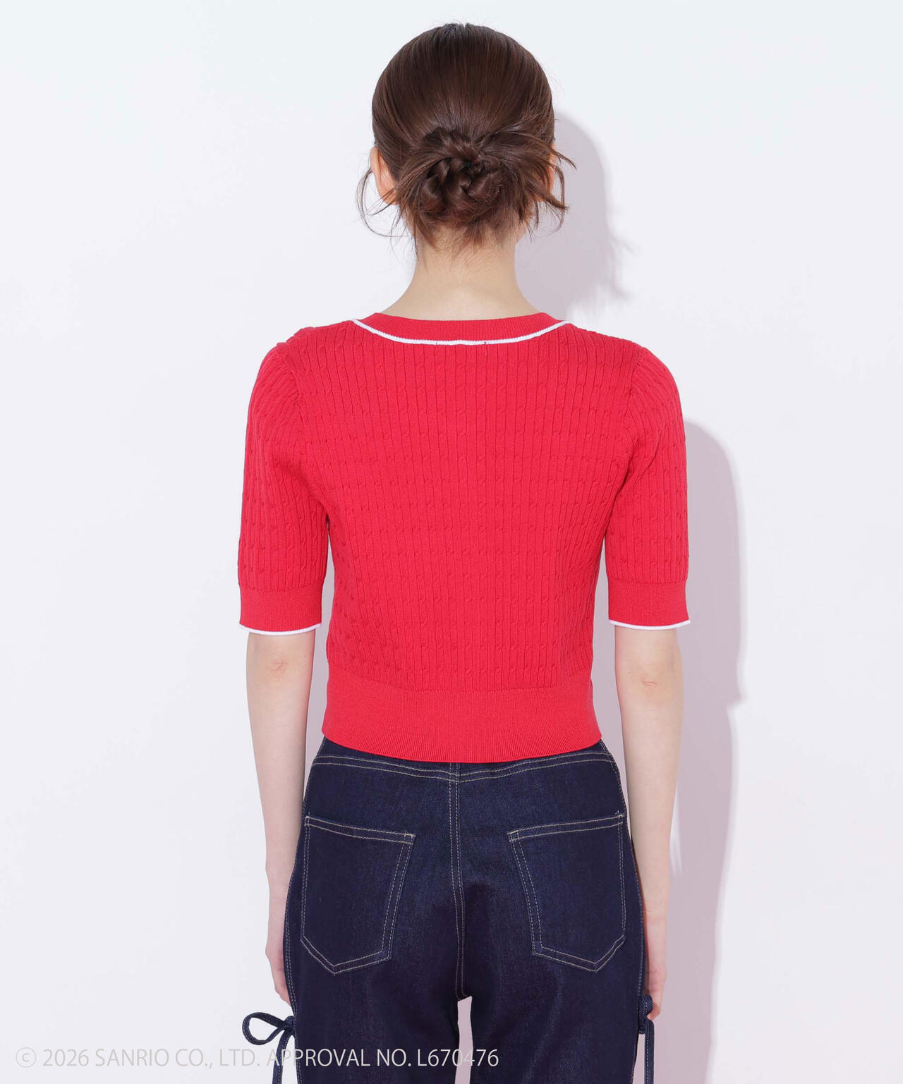 タイニーチャムミニケーブルカーデトップス