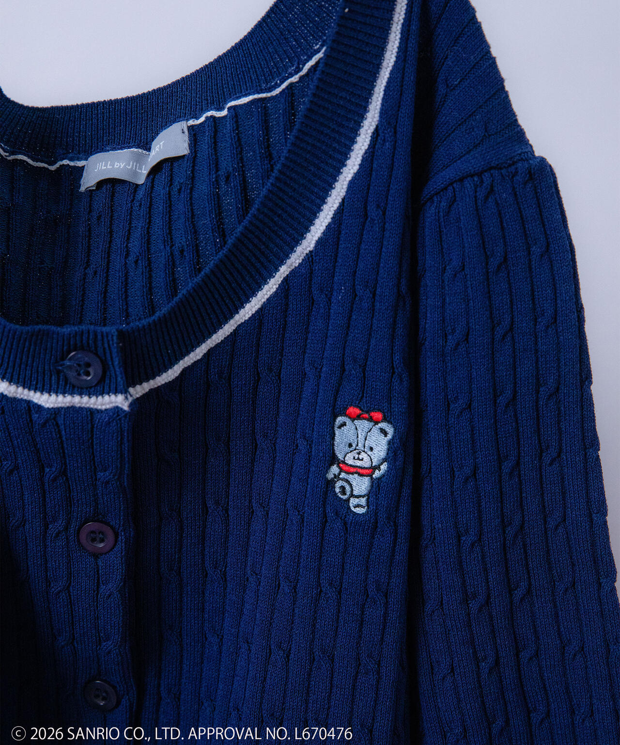 タイニーチャムミニケーブルカーデトップス