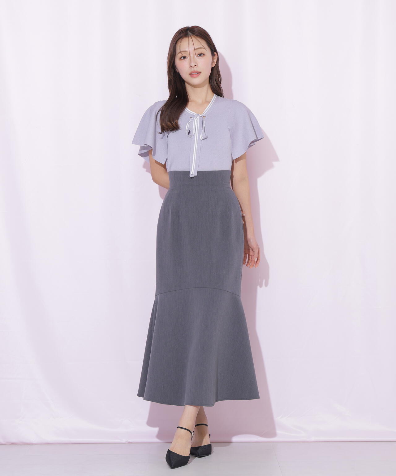 フレアスリーブボウタイニット | JILL by JILL STUART（ジル バイ ジル