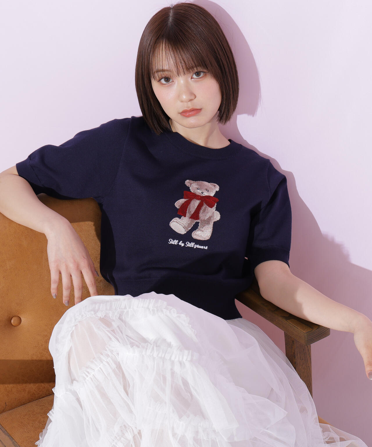 〈BEARシリーズ〉モチーフニット