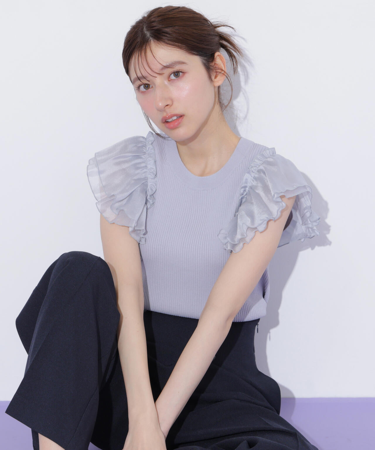 シアースリーブリブニット | JILL by JILL STUART（ジル バイ ジル