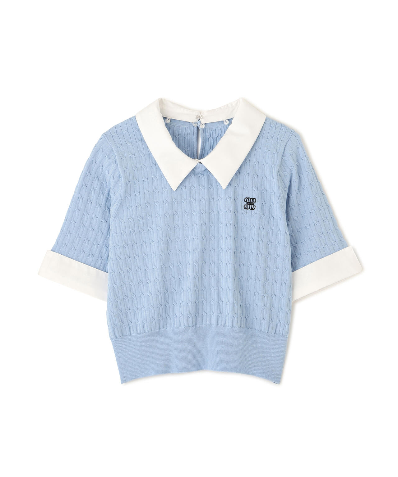 シャツ襟レイヤードニット | JILL by JILL STUART（ジル バイ ジル