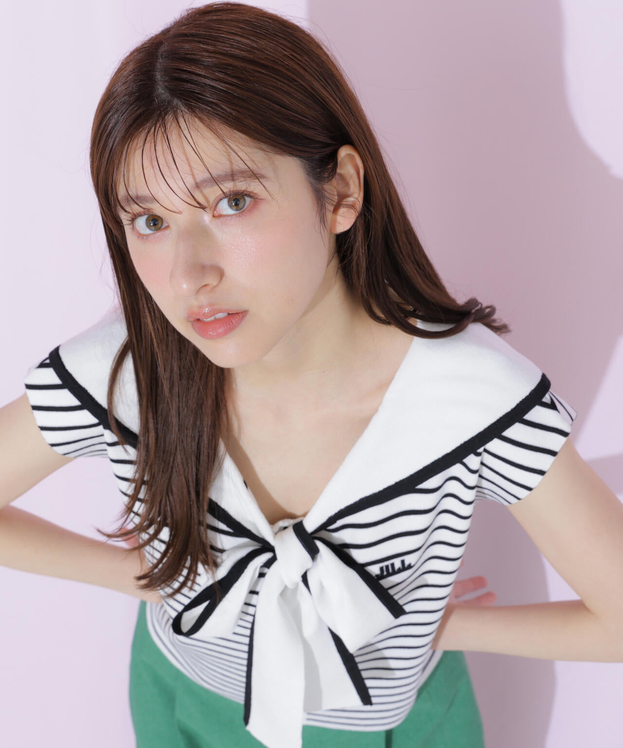 リボンセーラーカラーニット | JILL by JILL STUART（ジル バイ ジル