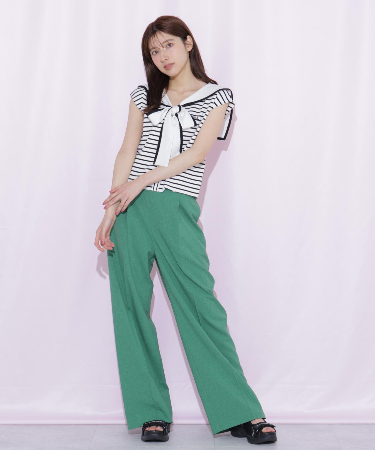 リボンセーラーカラーニット | JILL by JILL STUART（ジル バイ ジル