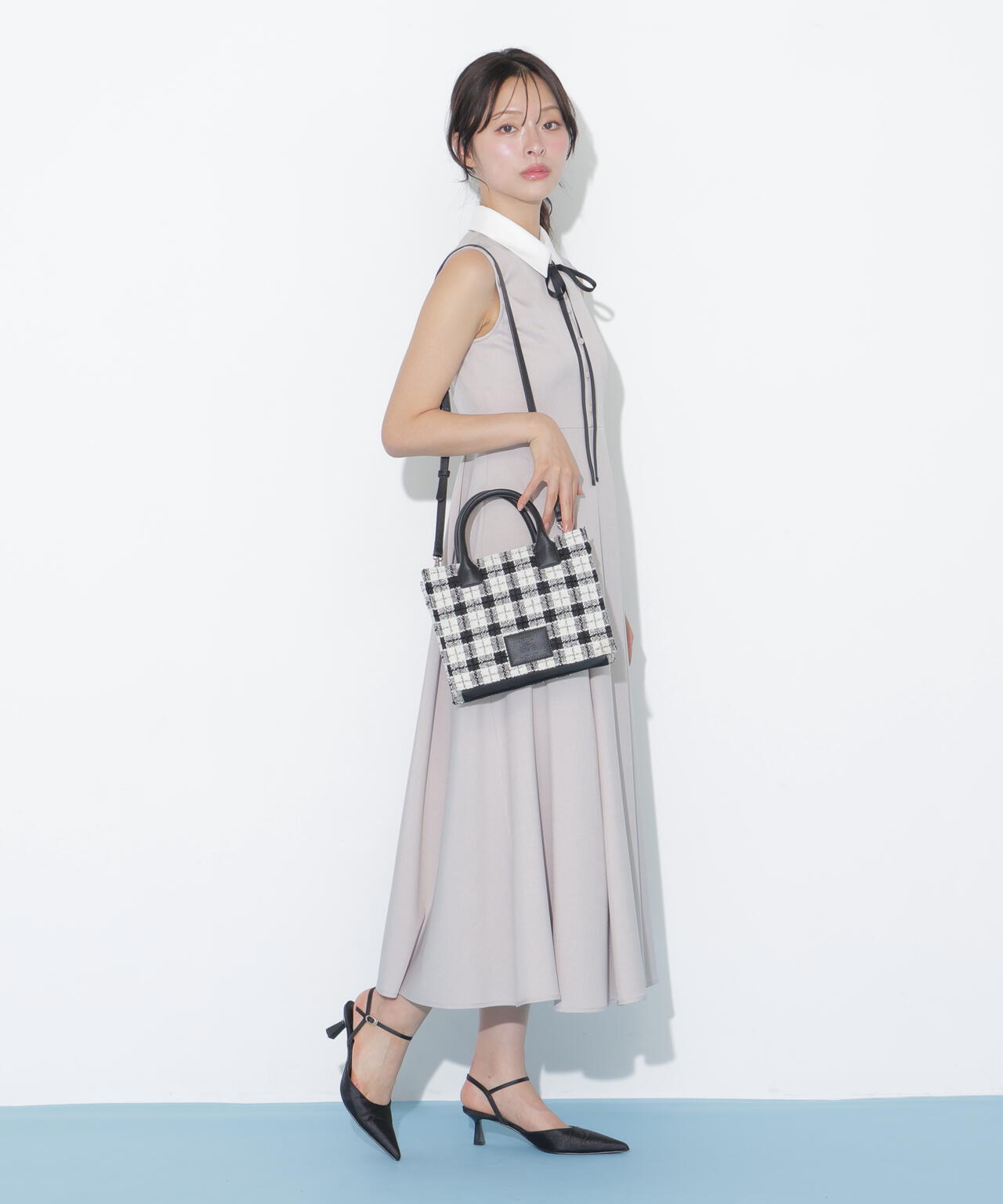 ツイードチェックトートバッグ | JILL by JILL STUART（ジル バイ ジル