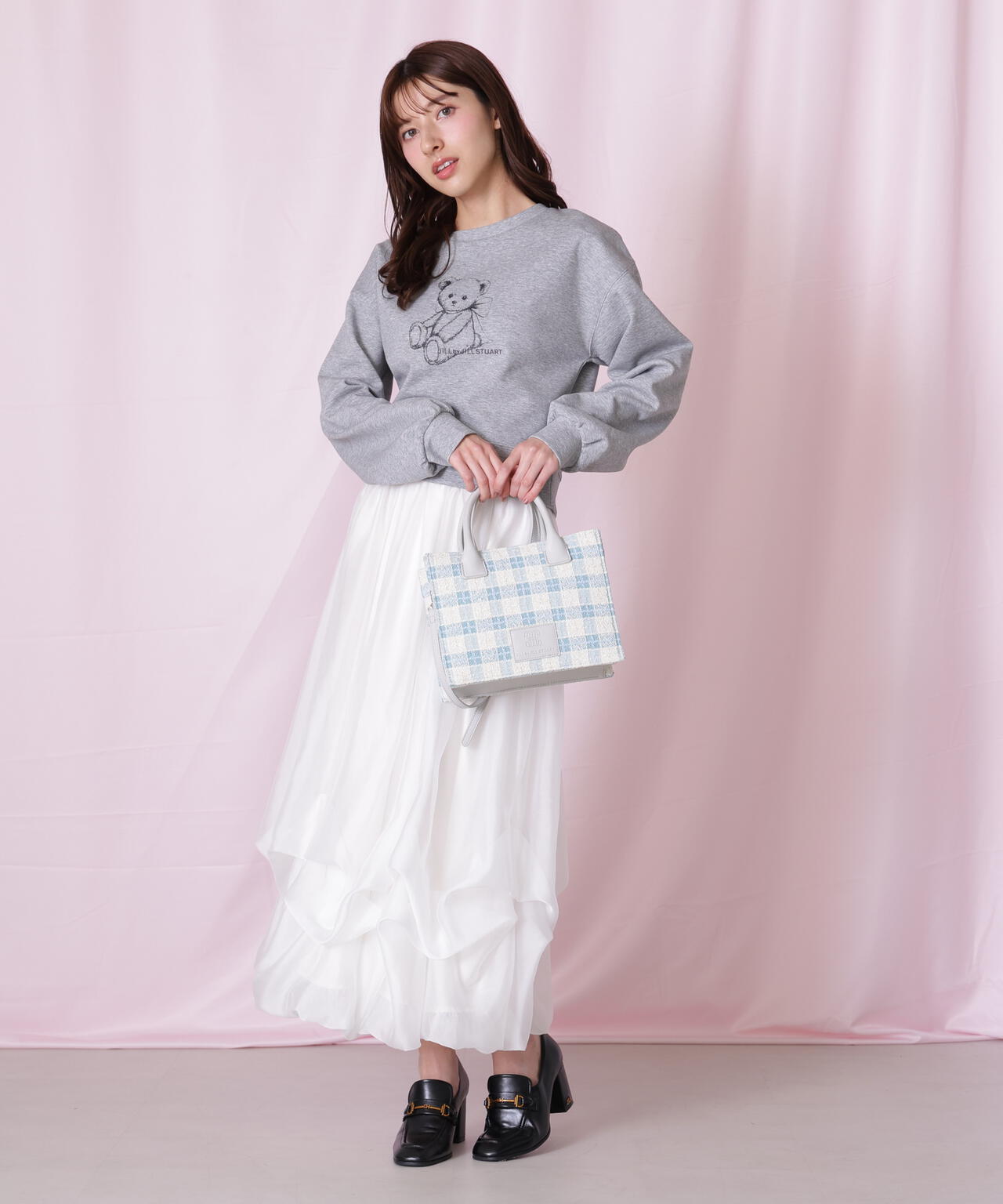 ツイードチェックトートバッグ | JILL by JILL STUART（ジル バイ ジル