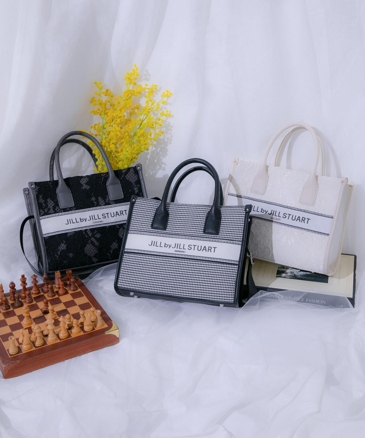 ま*ゆ様 JILL STUART トートバッグ 新品未使用 人気 ジルスチュアー バンドオブスクエアトートバッグ | JILL by JILL STUART（ジル バイ