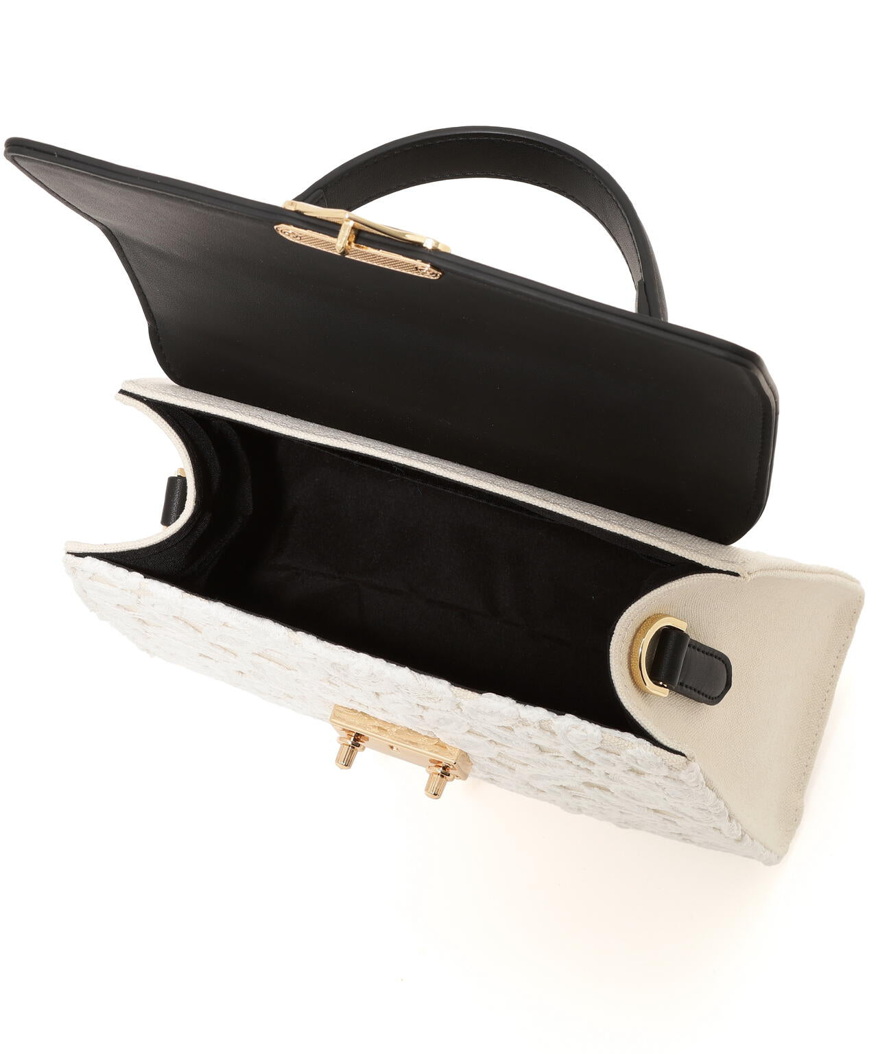 フラップレースバッグ