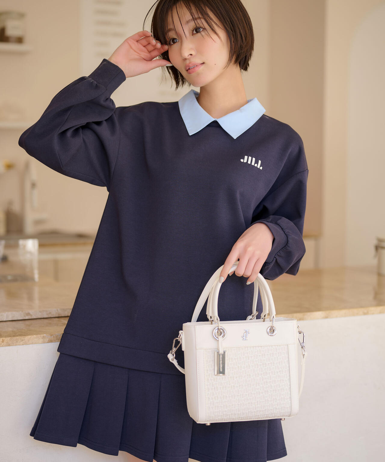クロスJツイードトートバッグ | JILL by JILL STUART（ジル バイ ジル