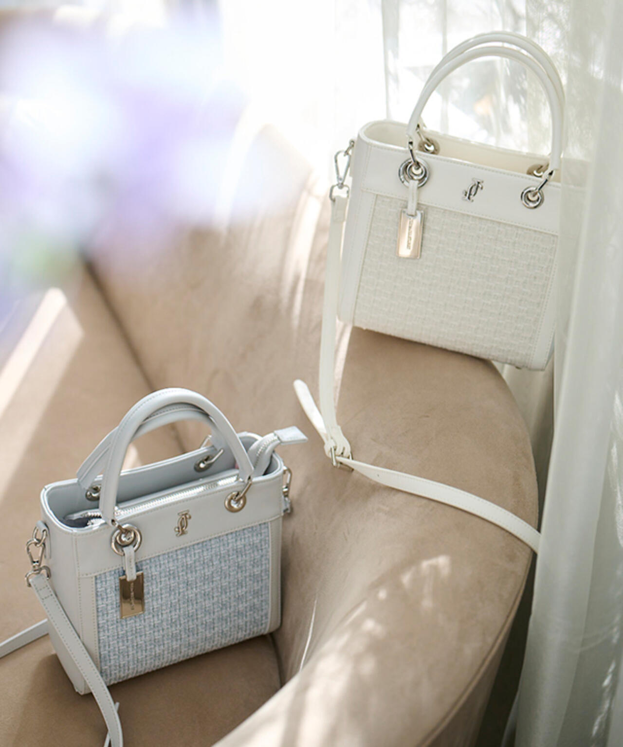 クロスJツイードトートバッグ