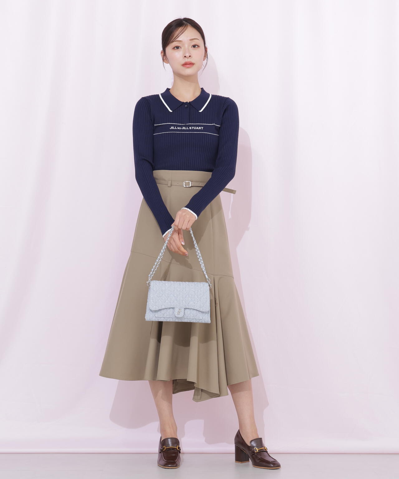 ツイードキルティングチェーンバッグ