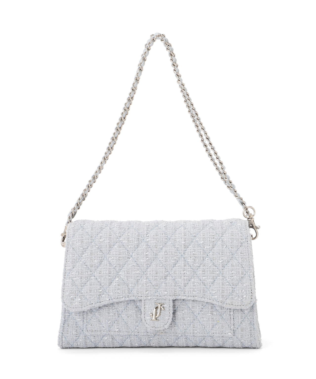 ツイードキルティングチェーンバッグ