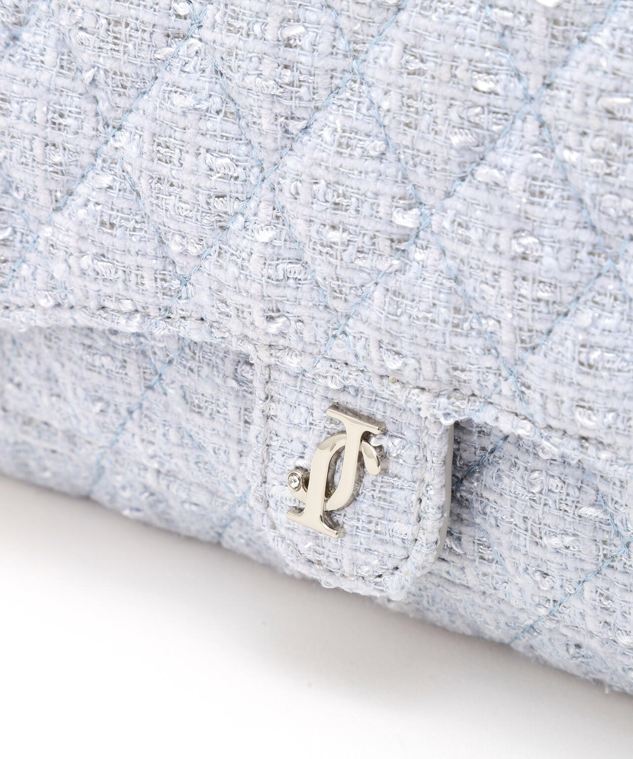 ツイードキルティングチェーンバッグ