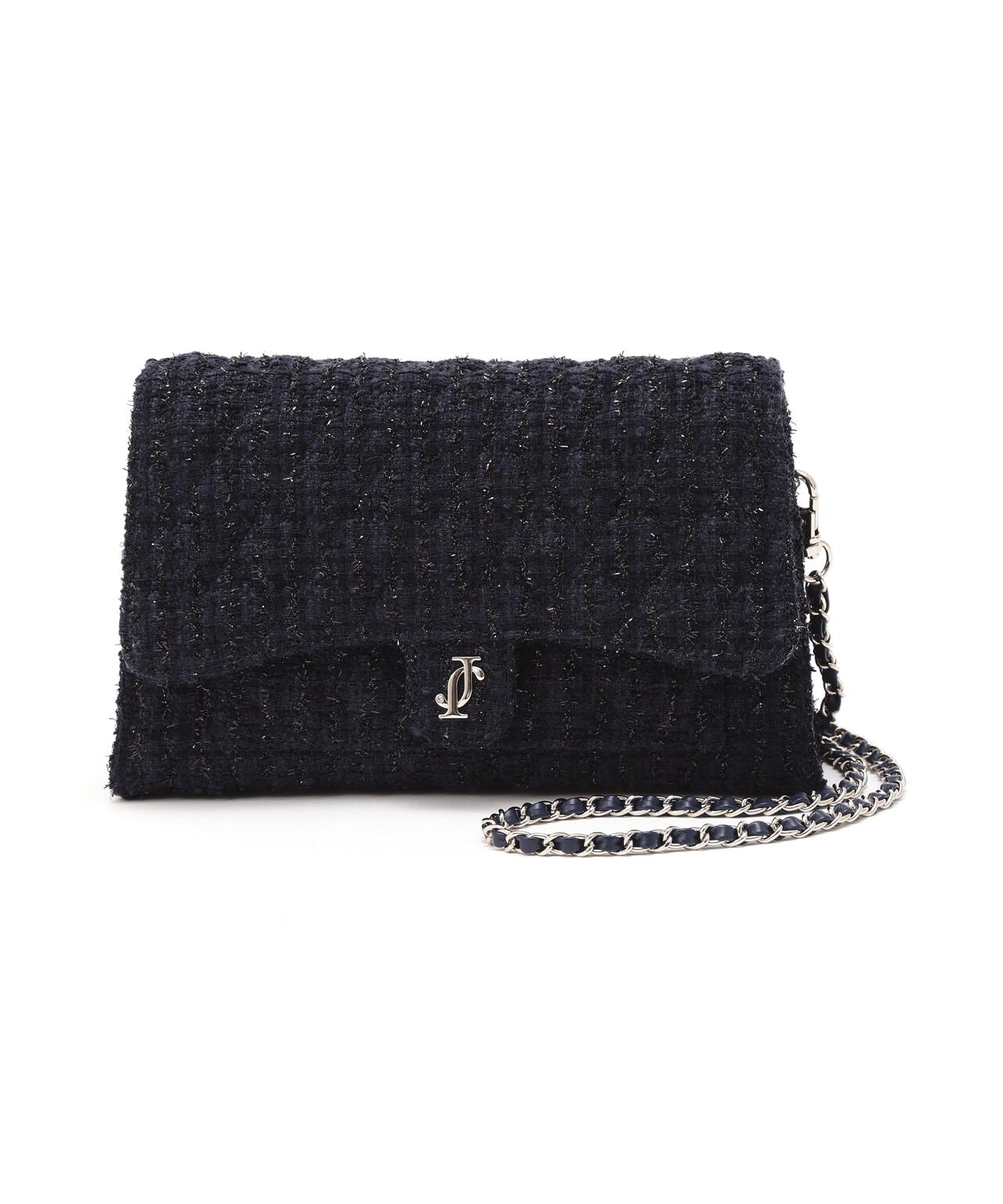 ツイードキルティングチェーンバッグ