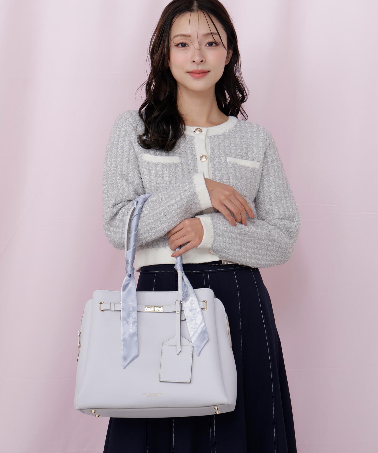 スカーフ付きベルテッドトート | JILL by JILL STUART（ジル バイ ジル