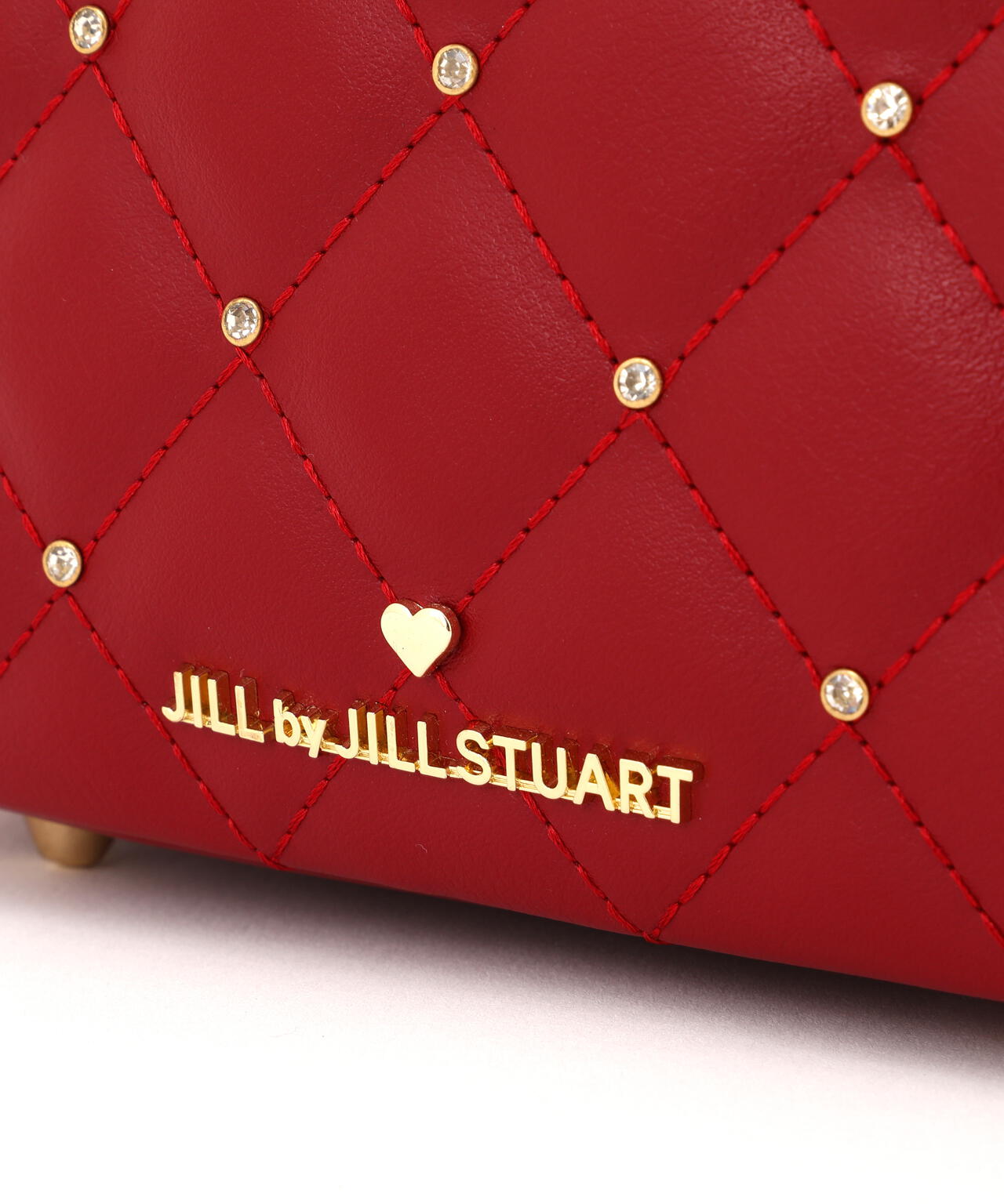 キルティングビジュースクエアバッグ