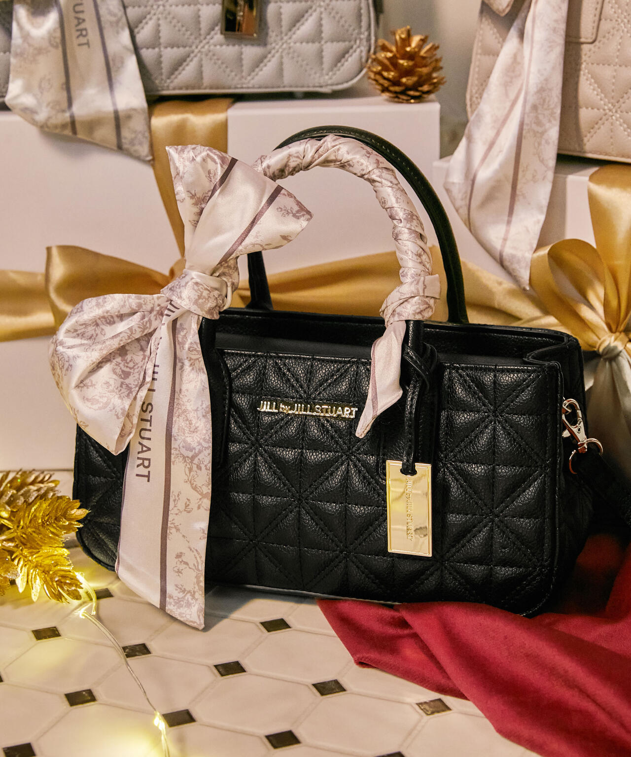 ジル バイ ジル スチュアート（JILL by JILL STUART）/スカーフキルティングトートバッグ スカーフキルティングトートバッグ | JILL by JILL STUART（ジル バイ