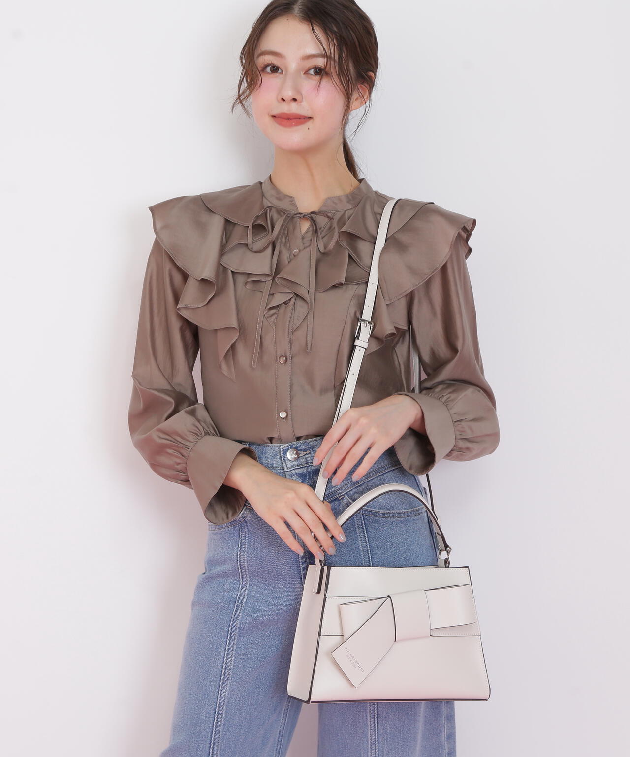 ＜リボンシリーズ＞ワンハンドルバッグ