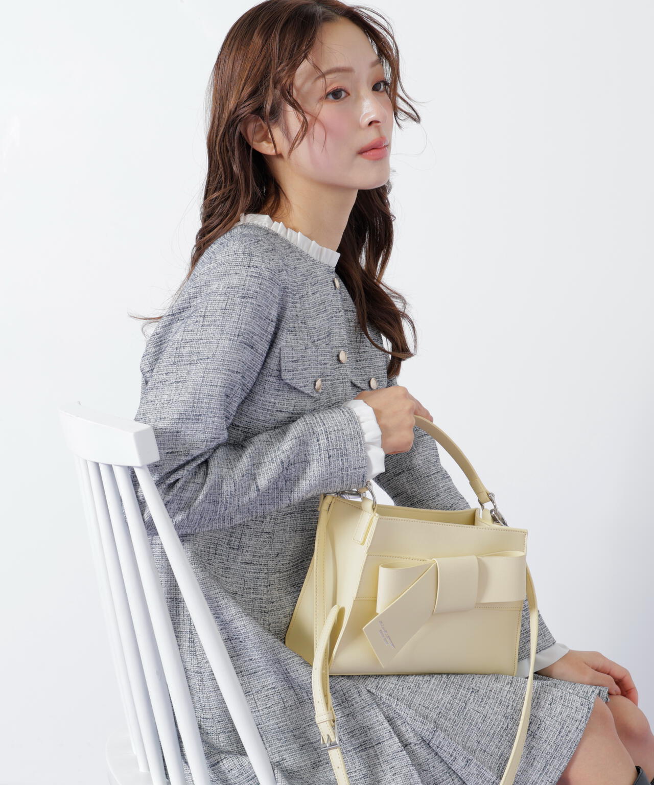 ＜リボンシリーズ＞ワンハンドルバッグ