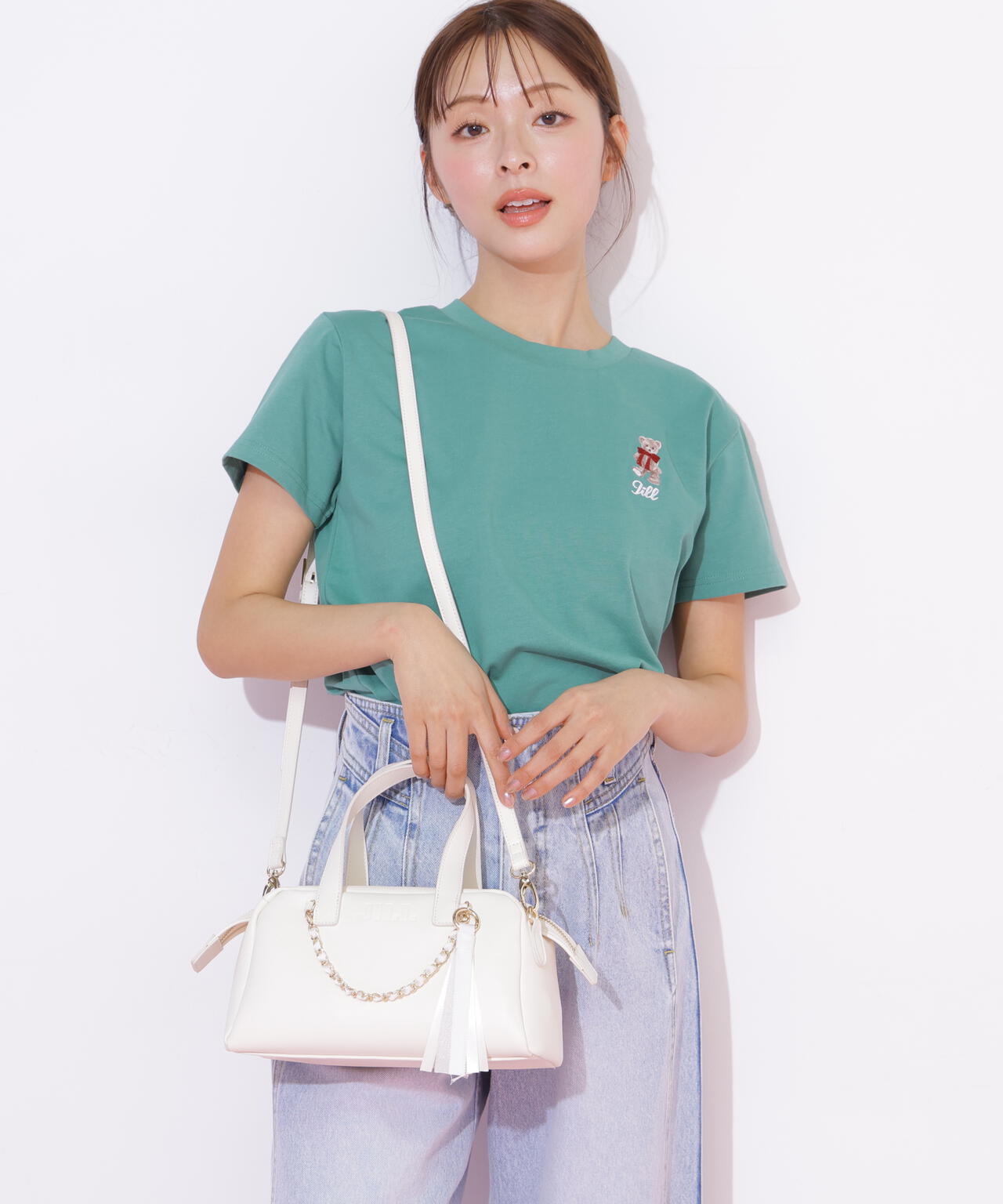 チャーム付きミニボストン | JILL by JILL STUART（ジル バイ ジル
