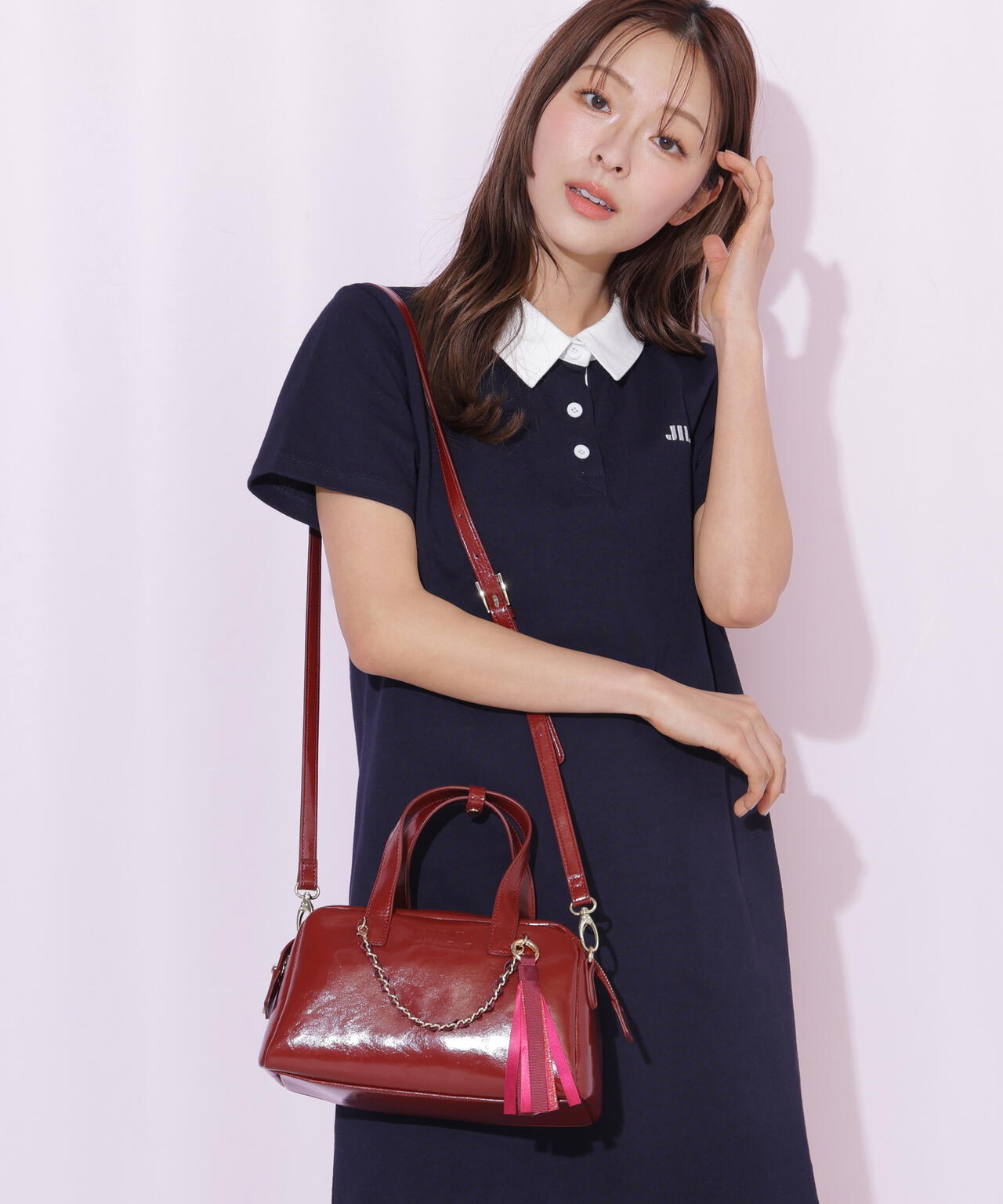 チャーム付きミニボストン | JILL by JILL STUART（ジル バイ ジル