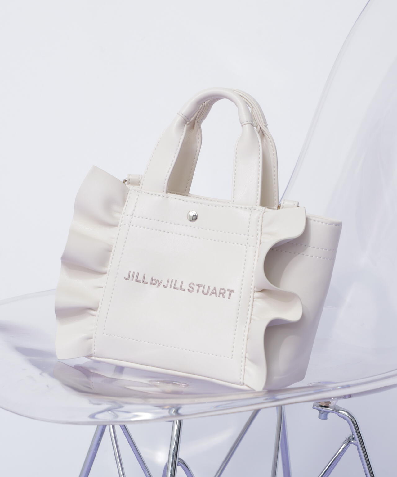 フリルトートミニ＞フェイクレザー | JILL by JILL STUART（ジル バイ