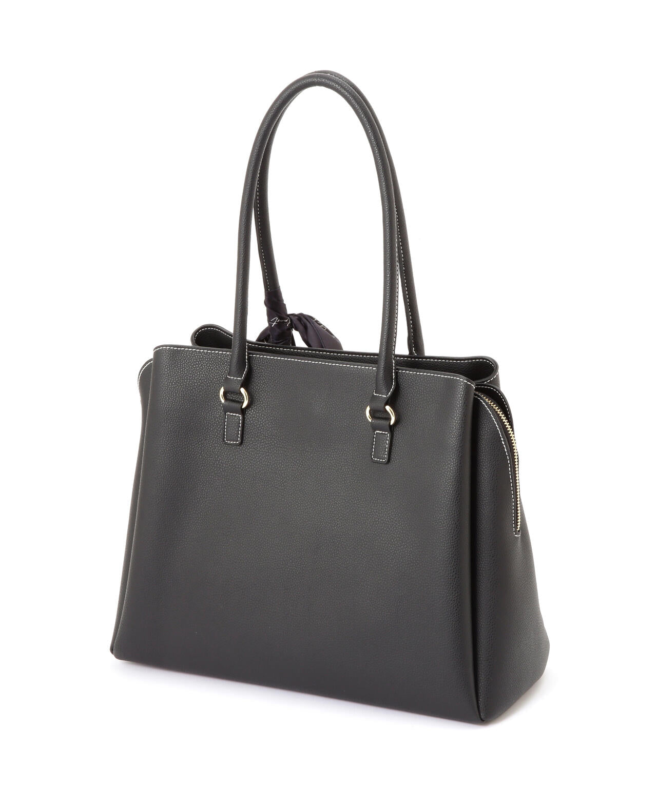 JILL by JILL STUART スカーフトートバッグ　黒　大 SVPスカーフトートバッグ | JILL by JILL STUART（ジル バイ ジル