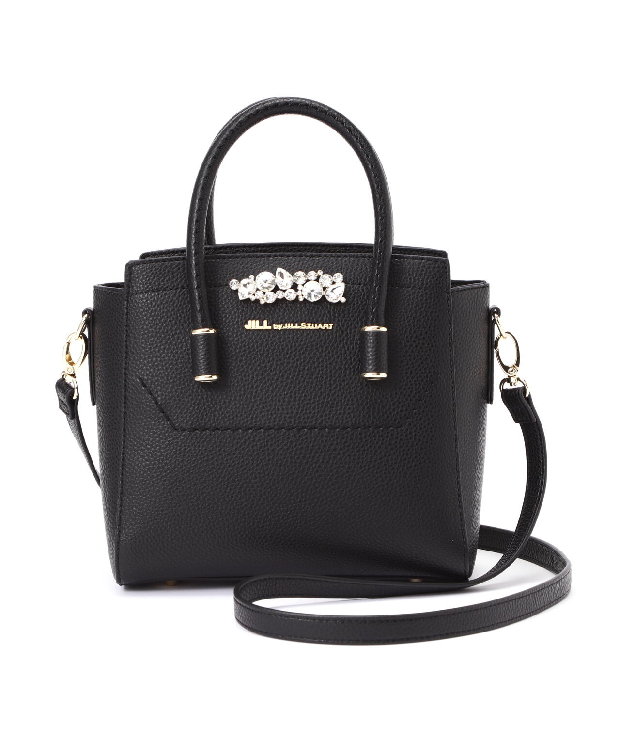 ロイヤルビジュートートブラック小さいサイズ ビジューロイヤルミニ | JILL by JILL STUART（ジル バイ ジル