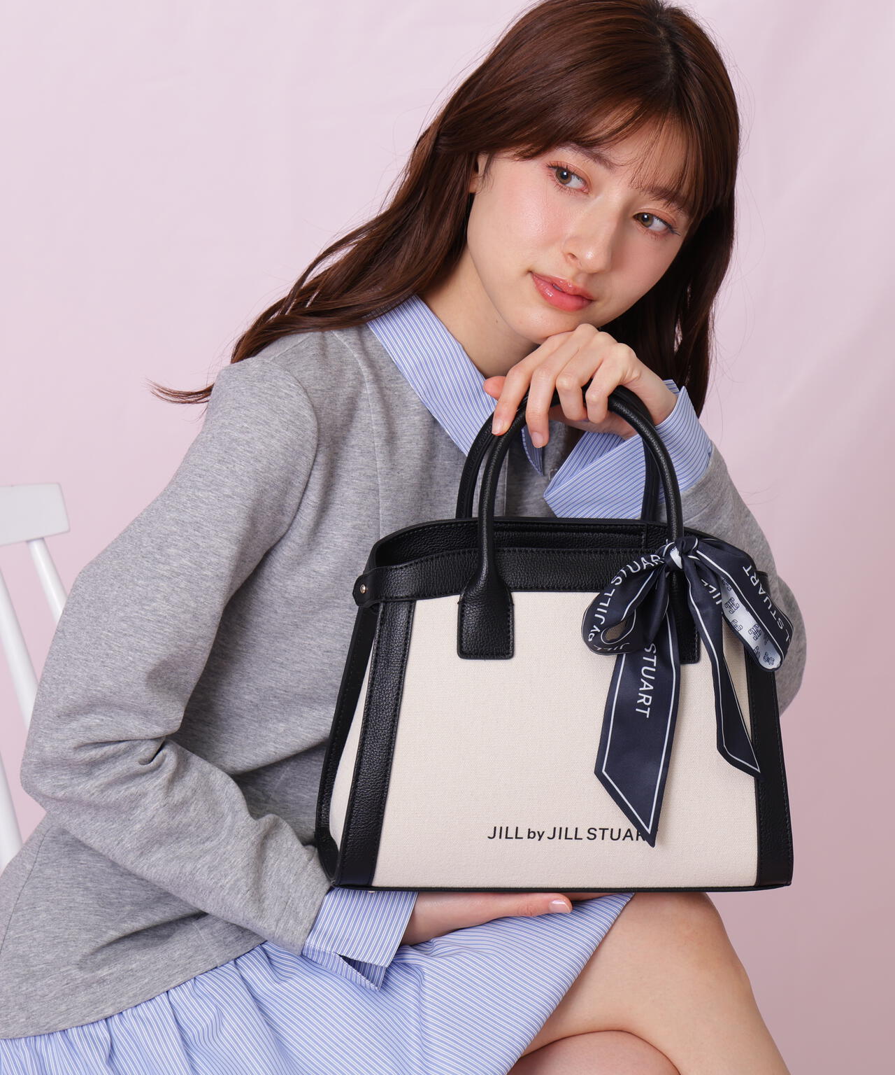 バイカラーコンビトート小 | JILL by JILL STUART（ジル バイ ジル