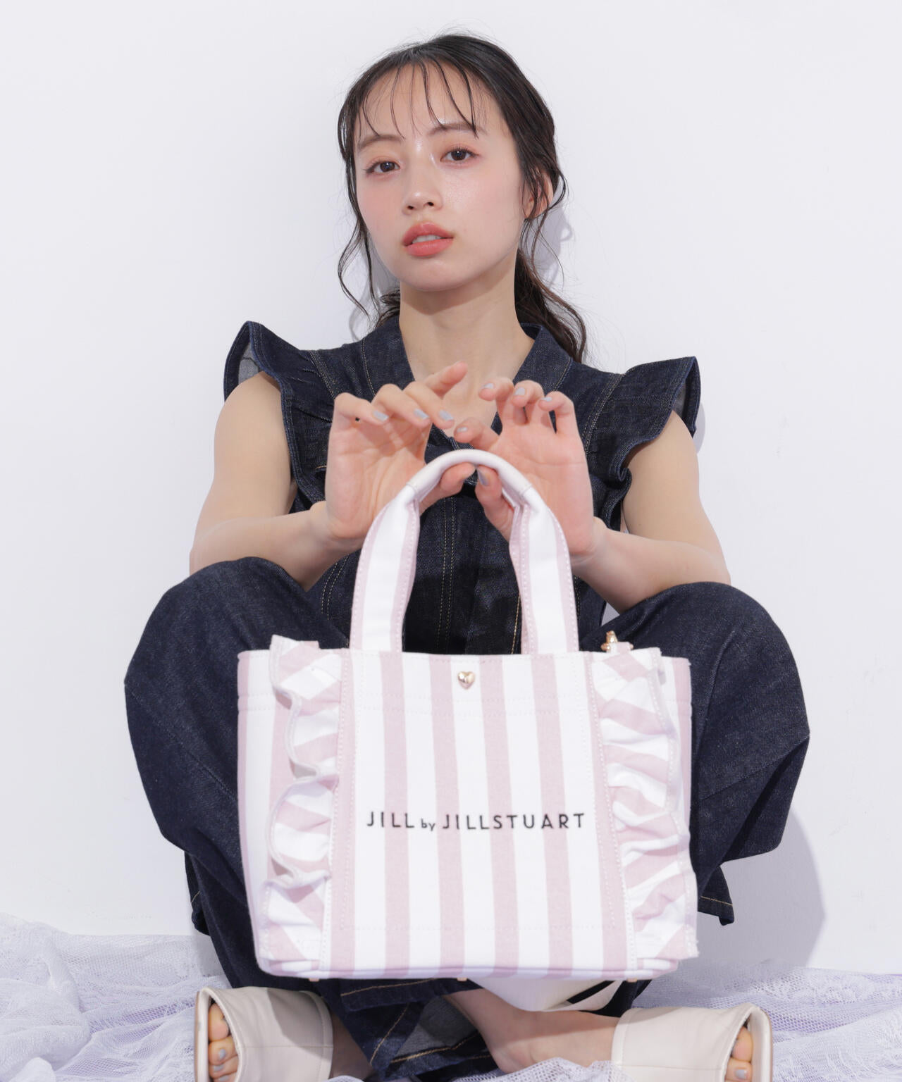 JILL by JILL STUART バレンタインフリルトートバッグ バレンタインフリルトートバッグ | JILL by JILL STUART（ジル バイ