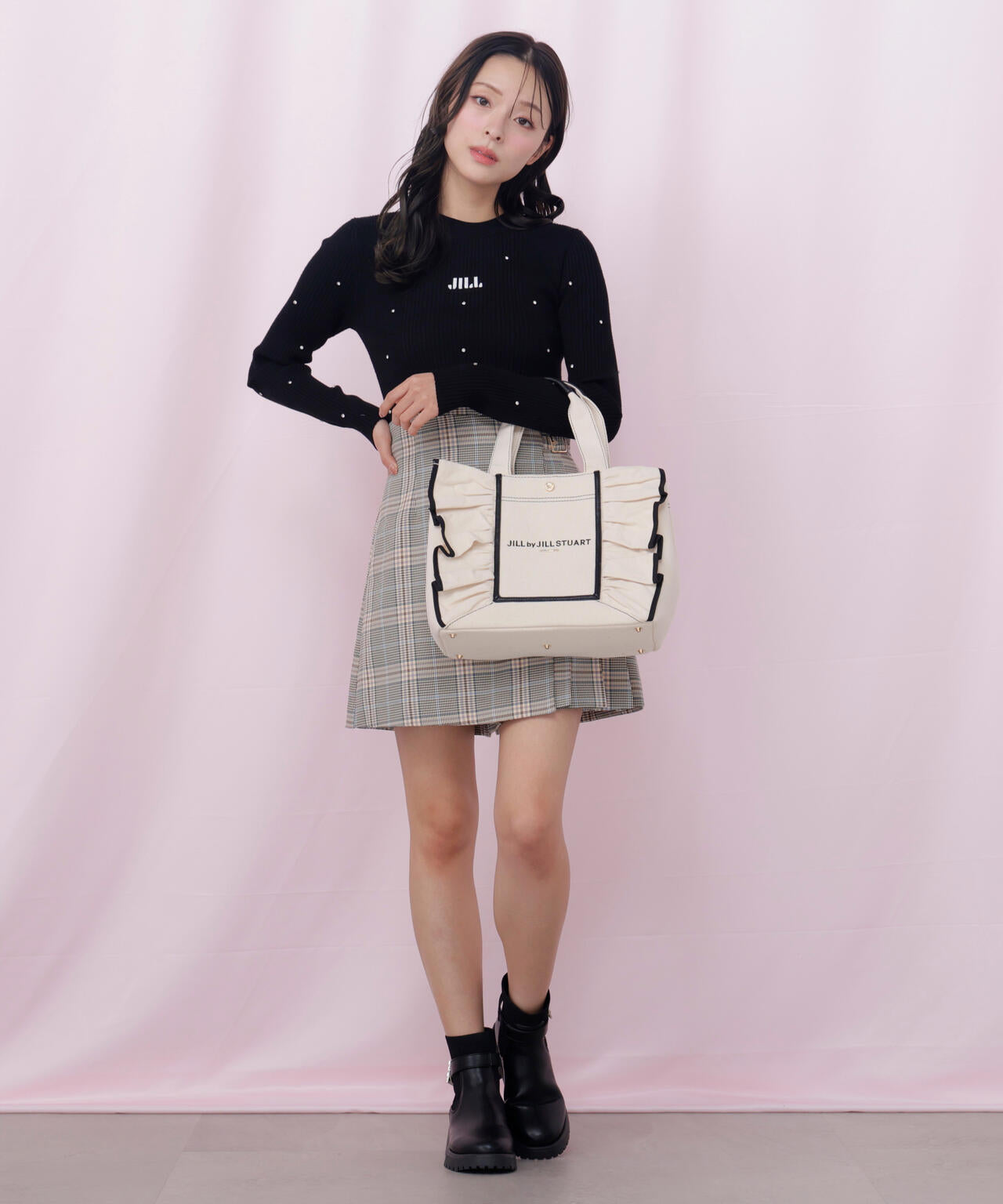 値下げ　ジルスチュアート　フリルトート大 フリルトート大 | JILL by JILL STUART（ジル バイ ジルスチュアート