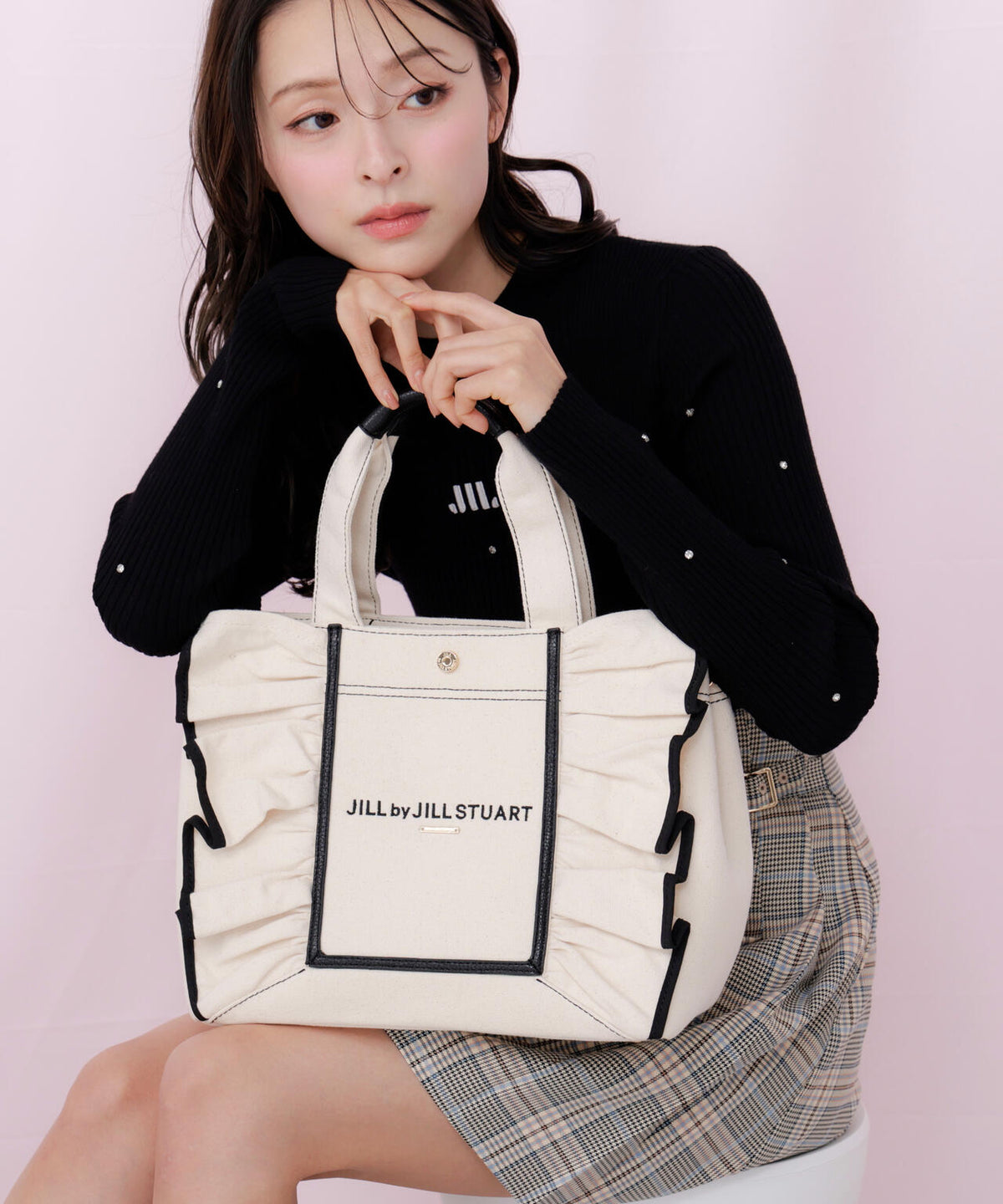 フレームフリルトート大 | JILL by JILL STUART（ジル バイ ジル 