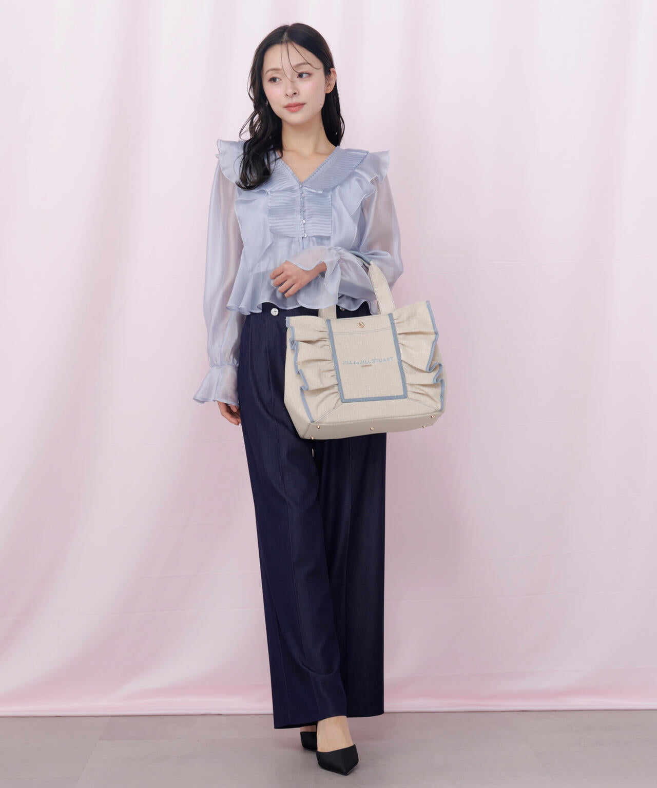 フレームフリルトート大 | JILL by JILL STUART（ジル バイ ジル