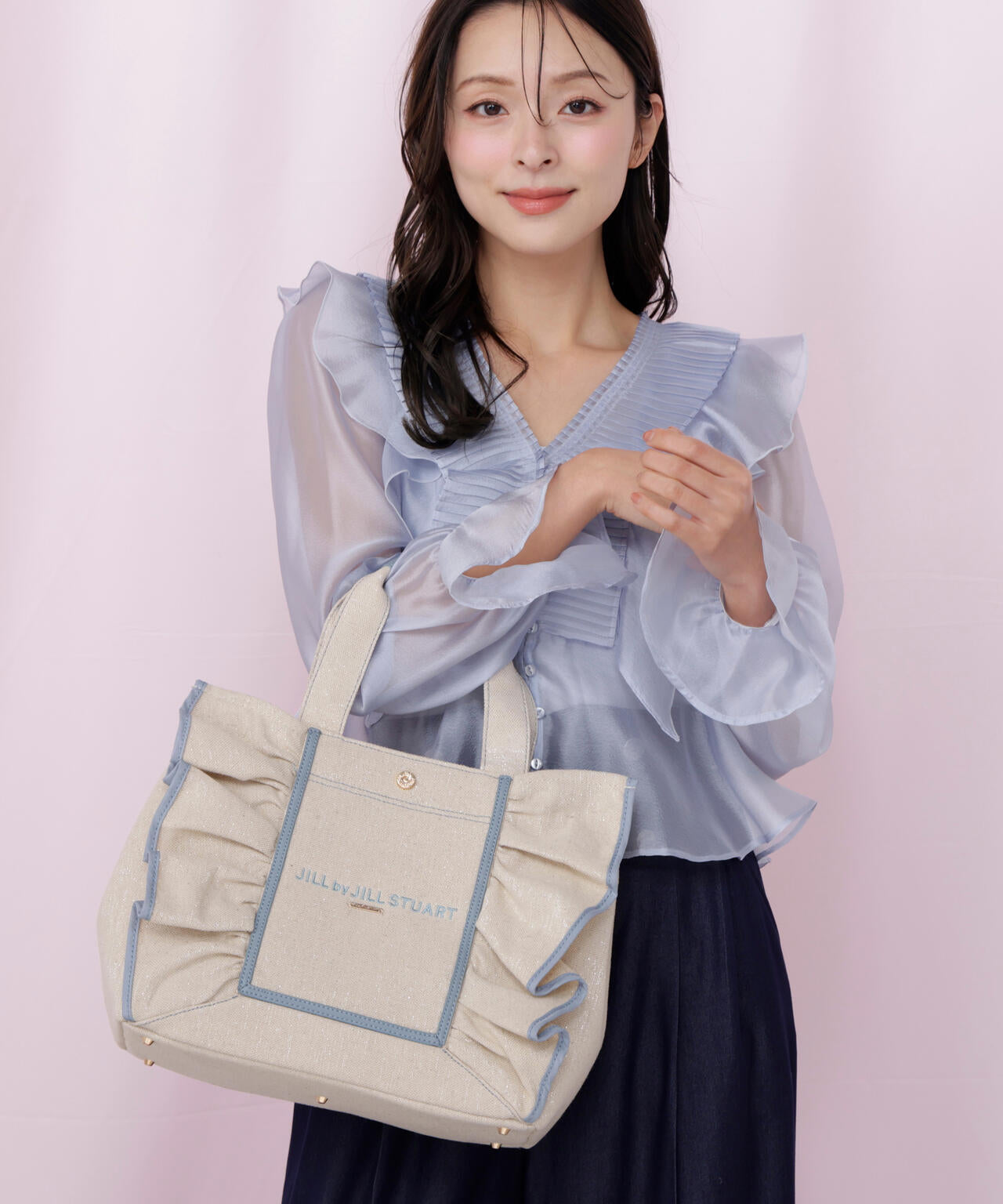 フレームフリルトート大 | JILL by JILL STUART（ジル バイ ジル
