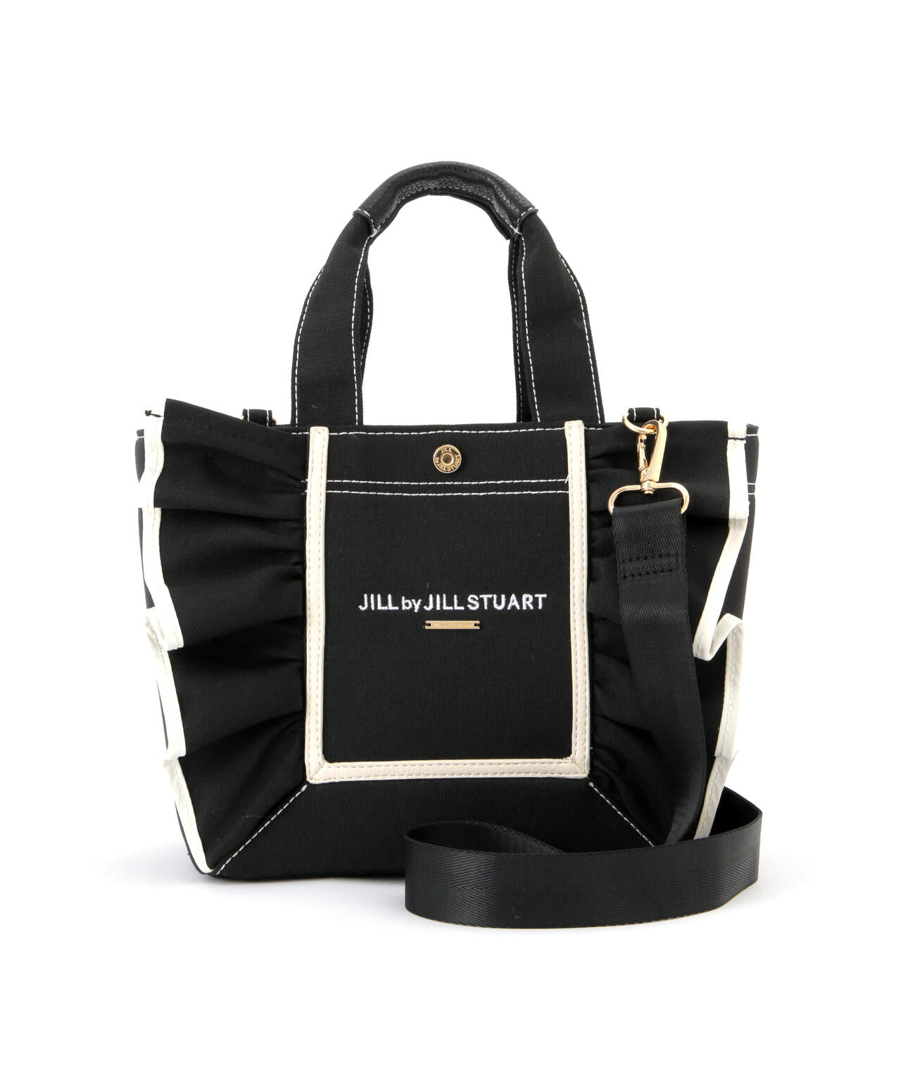 【値下げ】JILLbyJILLSTUART フレームフリルトート ブラック限定品 フレームフリルトート | JILL by JILL STUART（ジル バイ ジル
