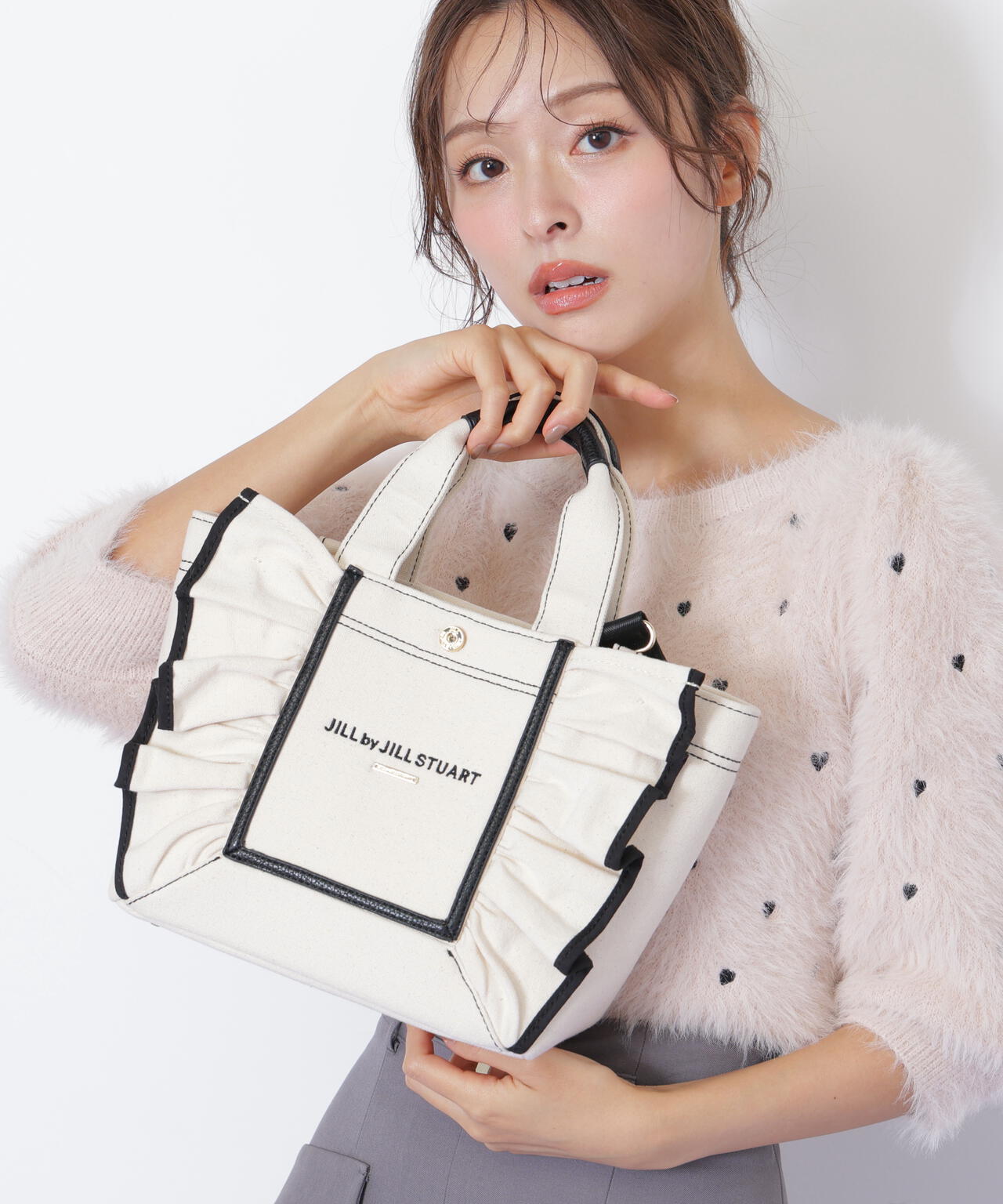 フレームフリルトート | JILL by JILL STUART（ジル バイ ジル