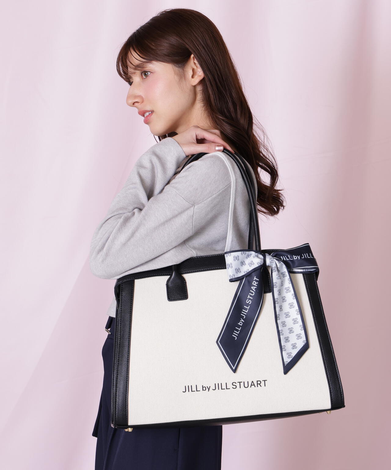 バイカラーコンビトート大 | JILL by JILL STUART（ジル バイ ジル