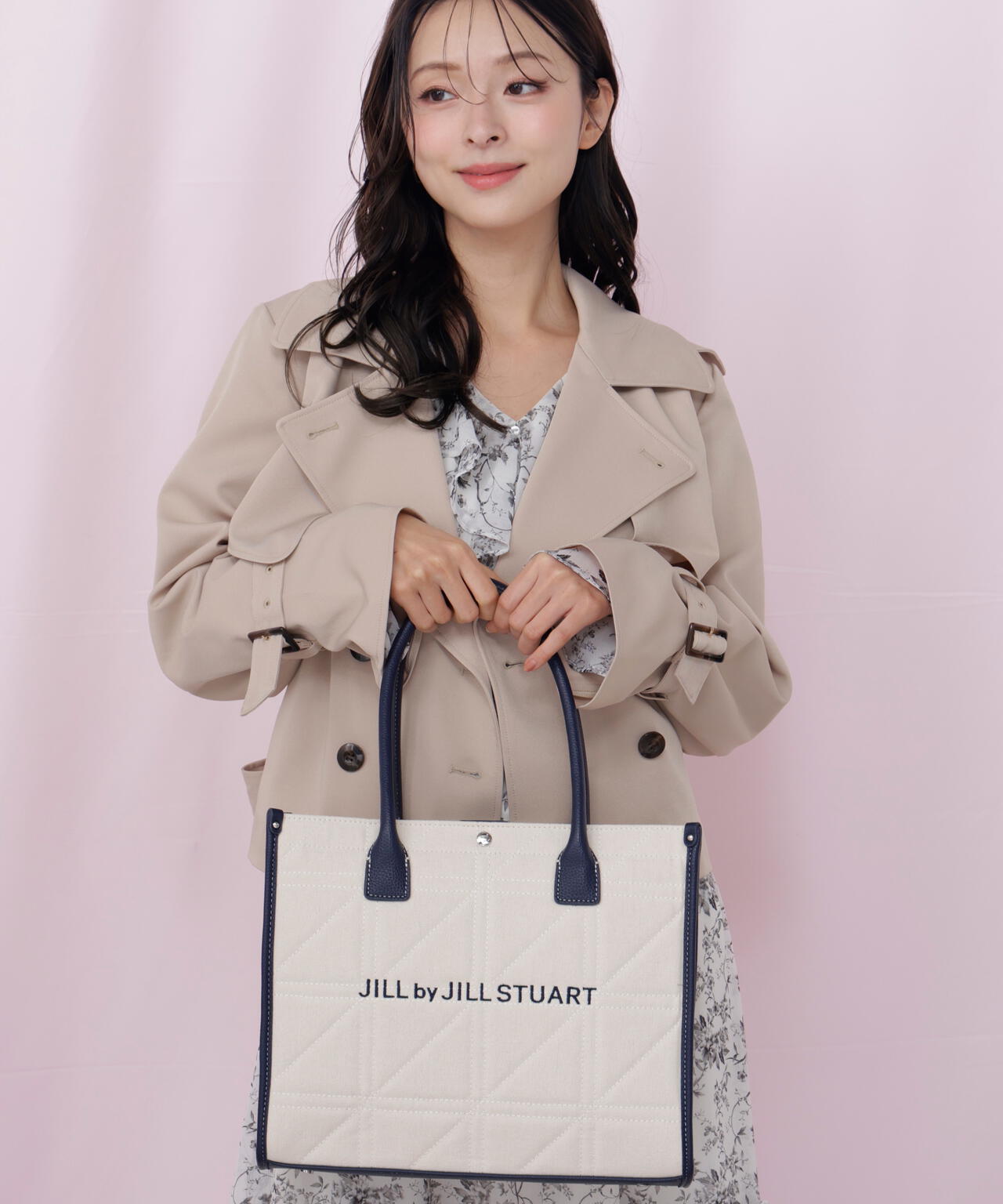 ステッチパイピングトート大