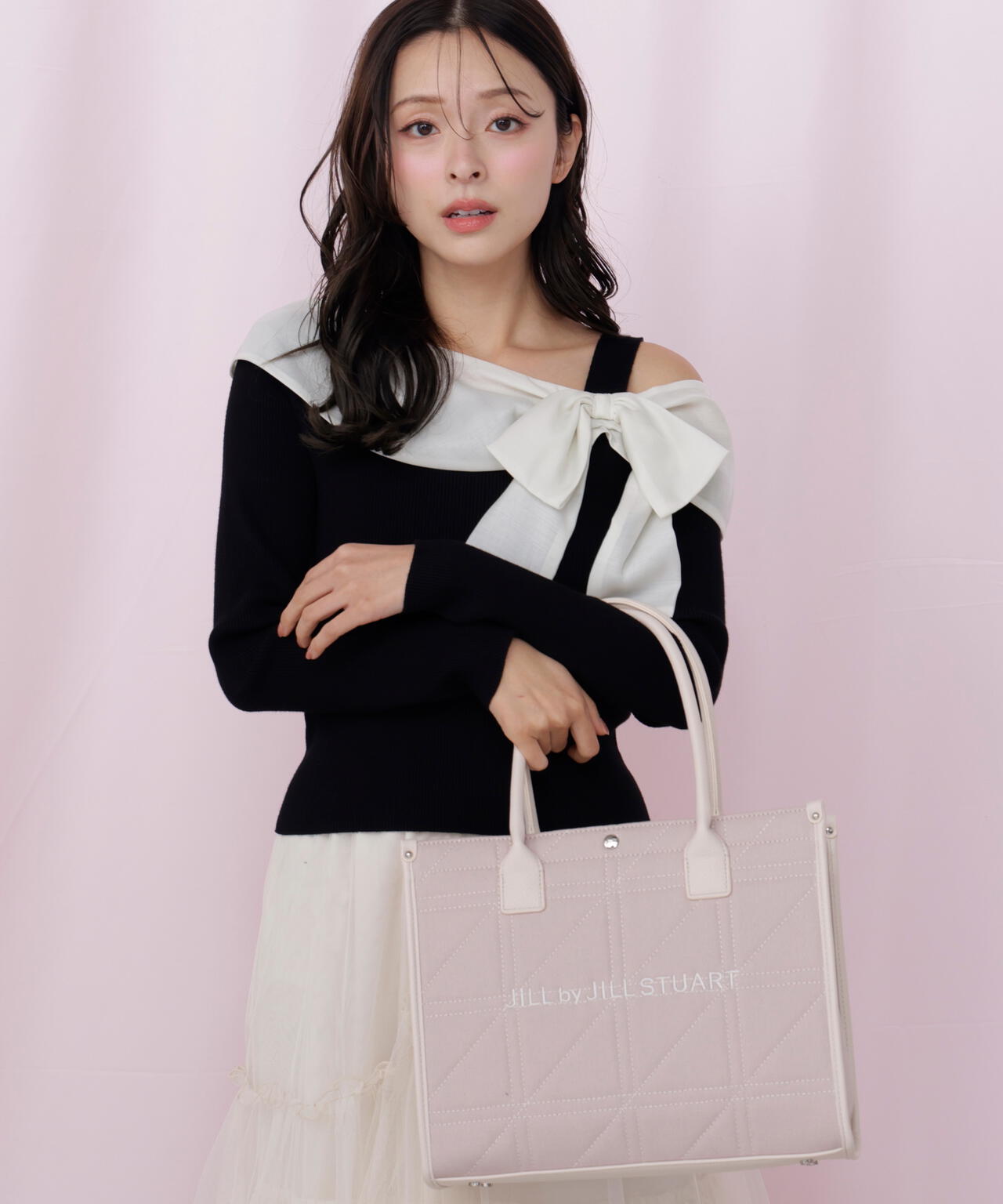 ステッチパイピングトート大 | JILL by JILL STUART（ジル バイ ジル