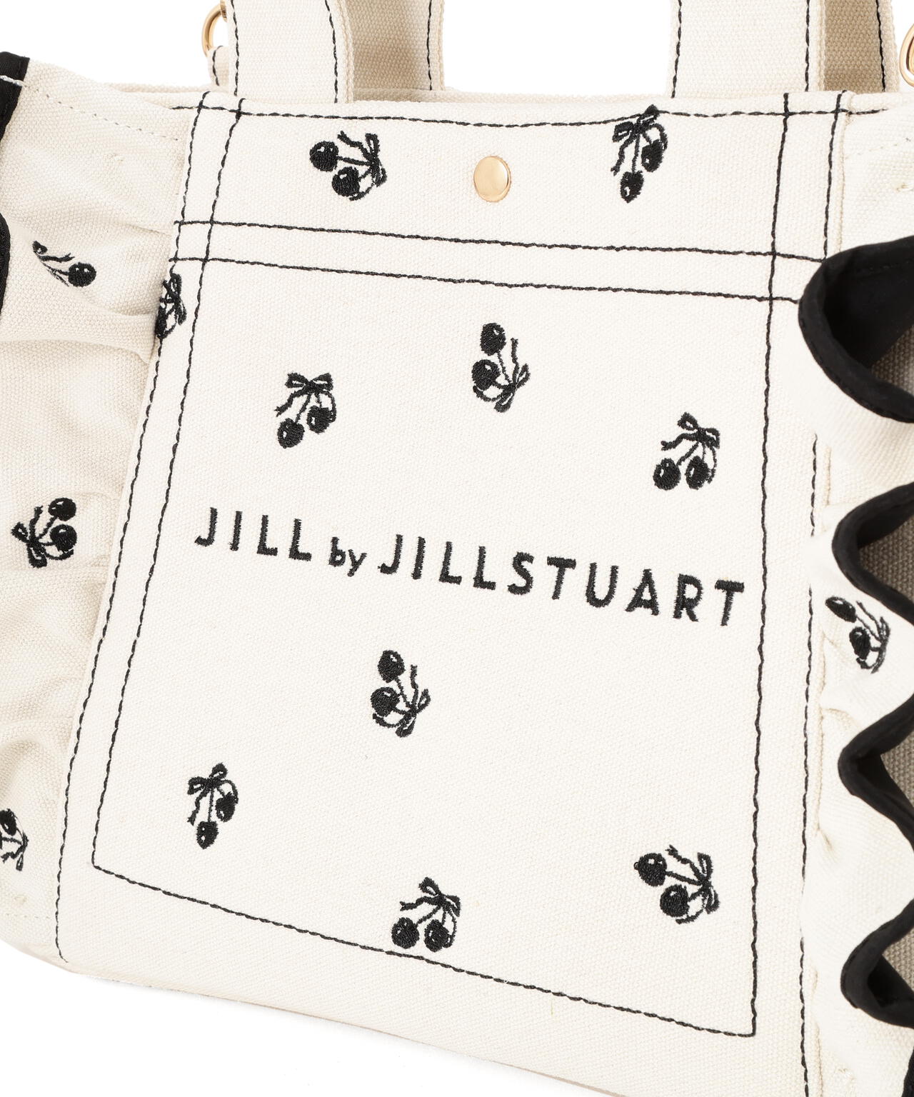 ＜Cherryシリーズ＞フリルトートバッグ