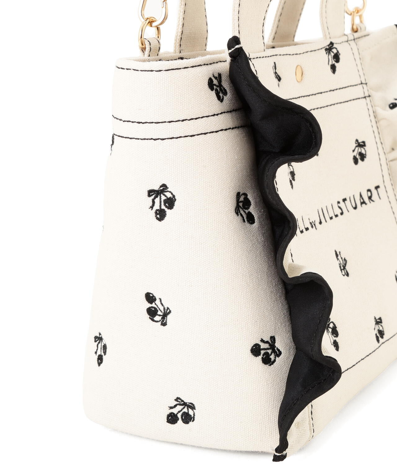 ＜Cherryシリーズ＞フリルトートバッグ