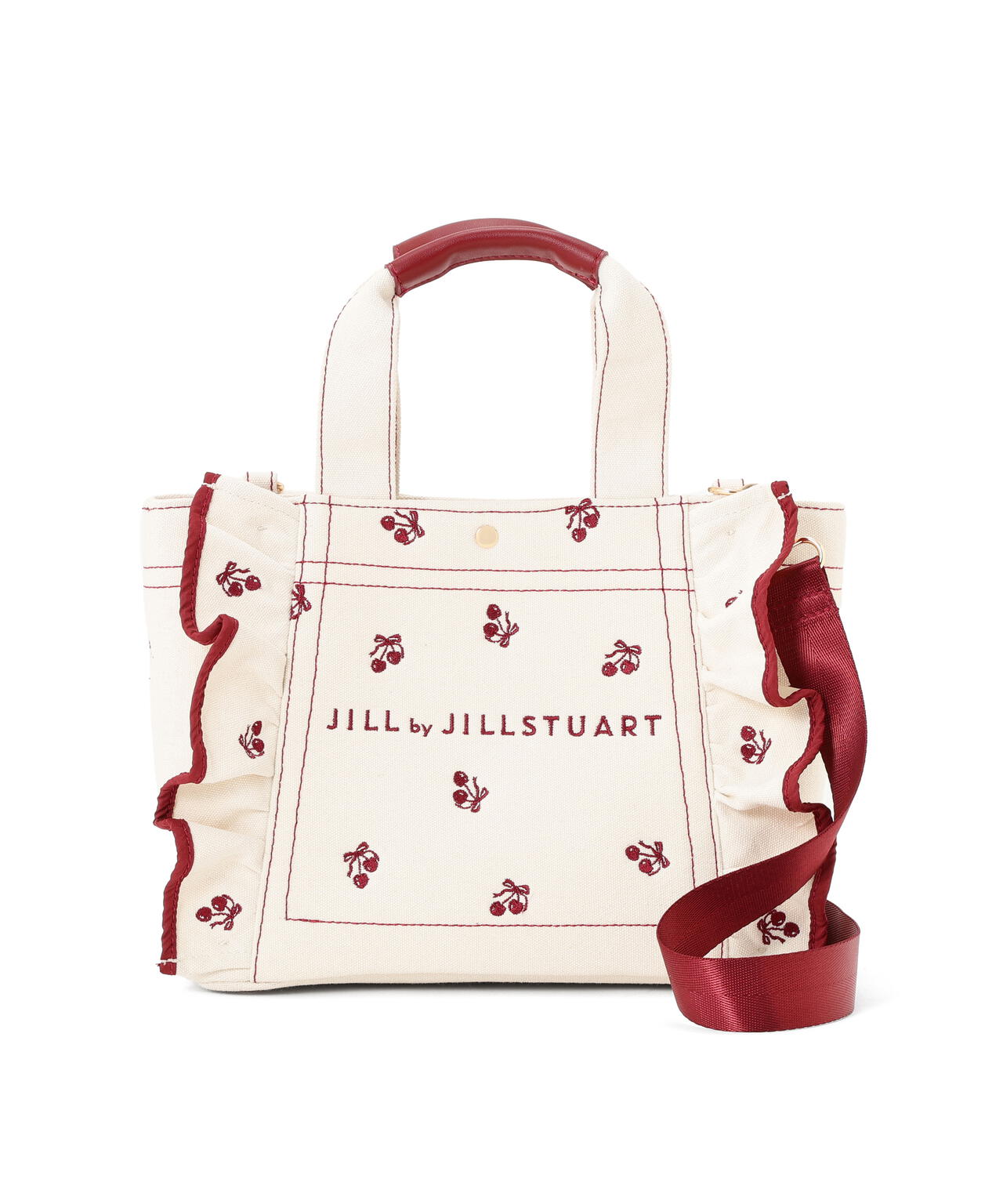 ＜Cherryシリーズ＞フリルトートバッグ