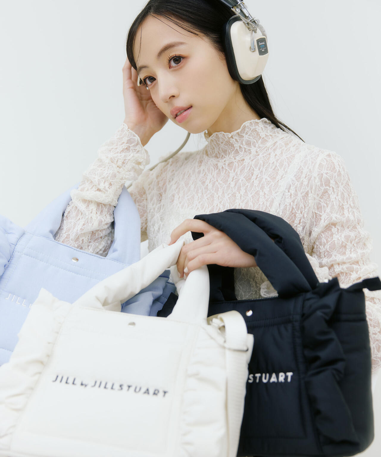 パフフリルトート