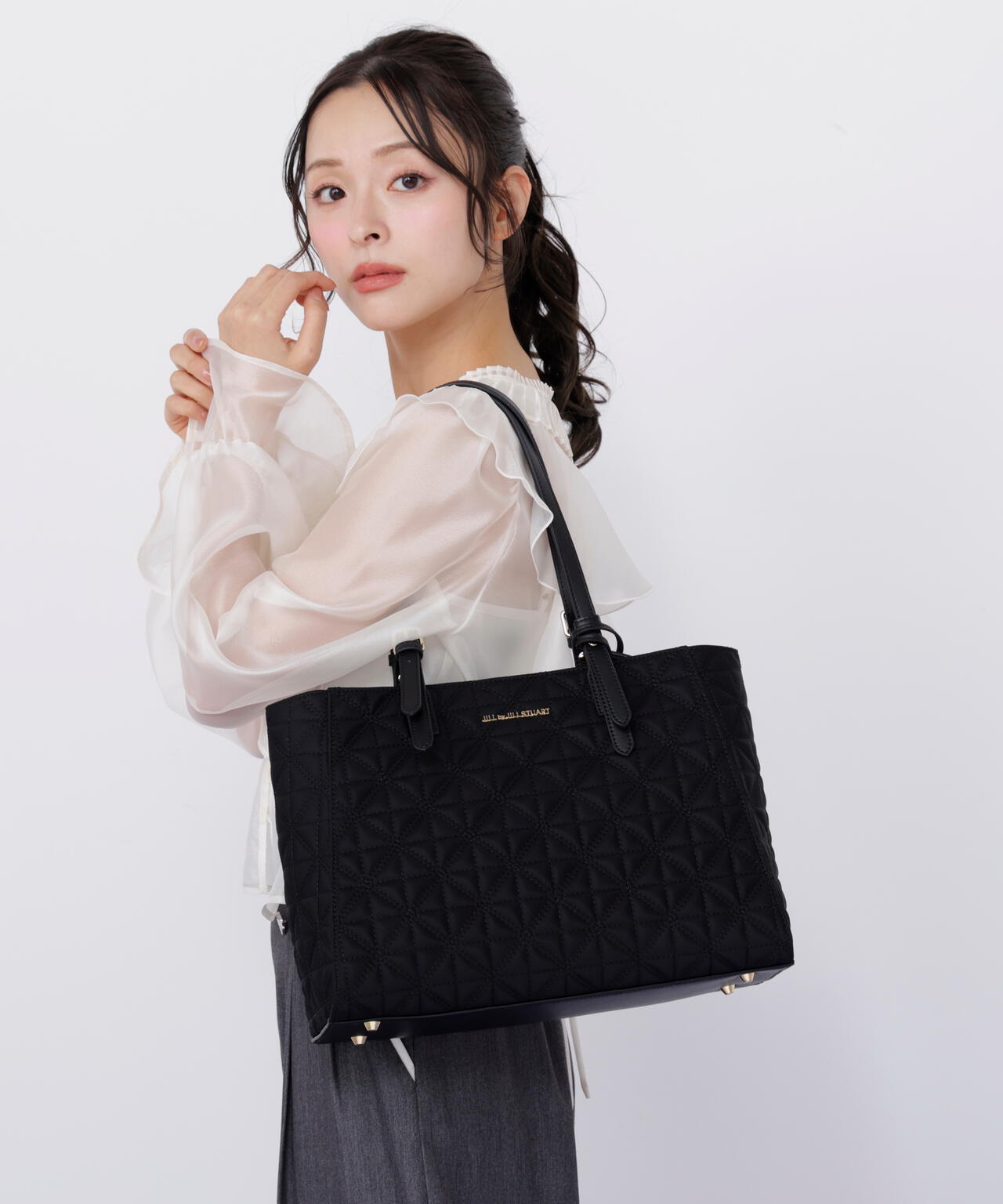 キルティングA4トートバッグ