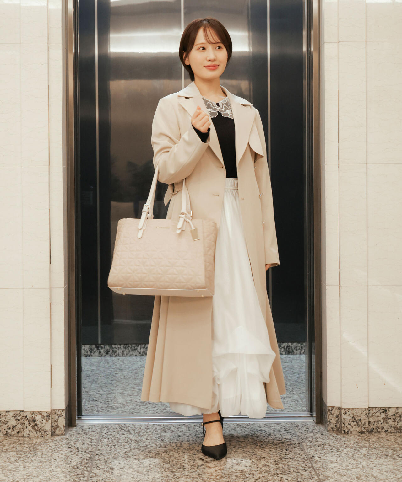 キルティングA4トートバッグ