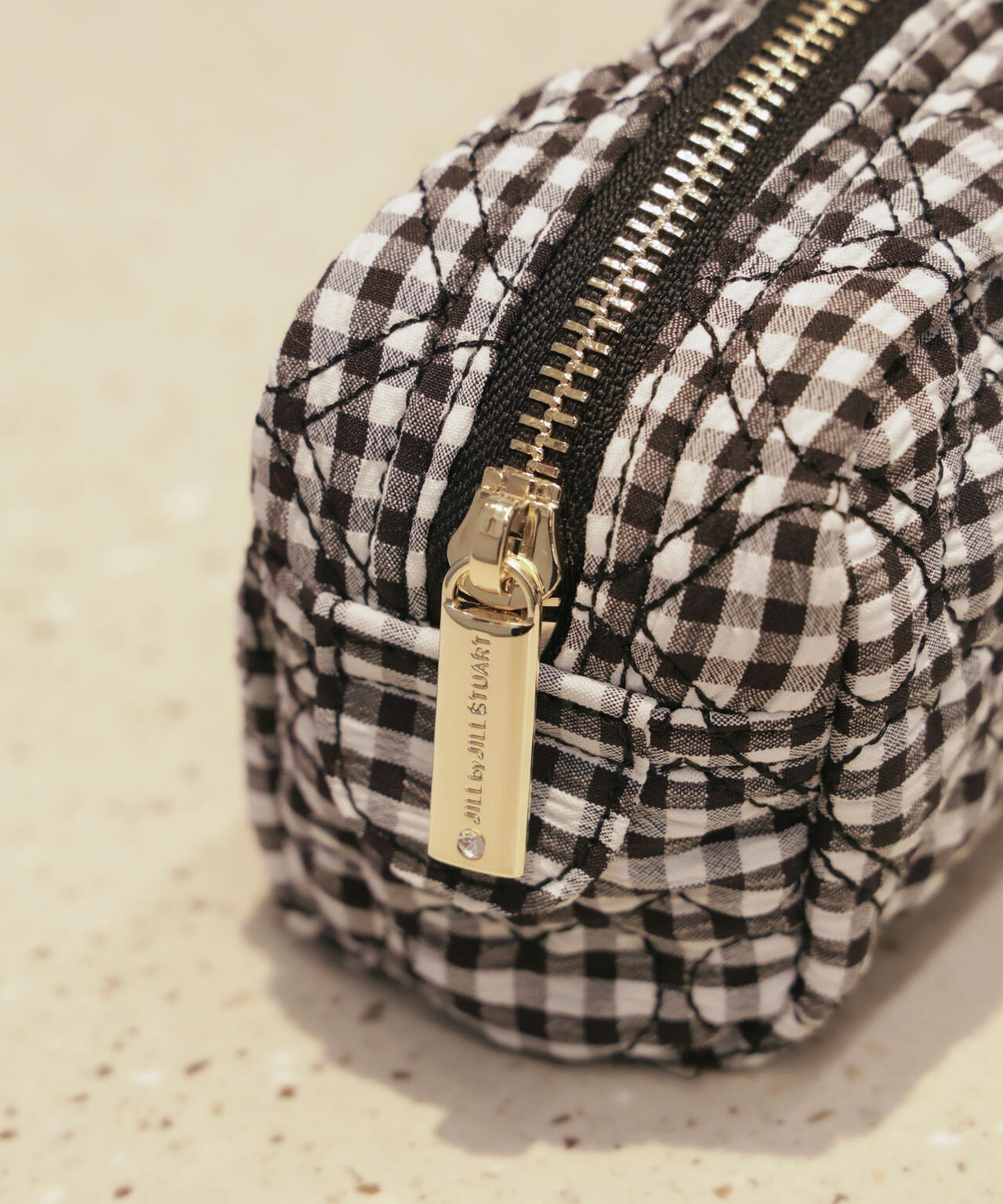 ハートキルトポーチ