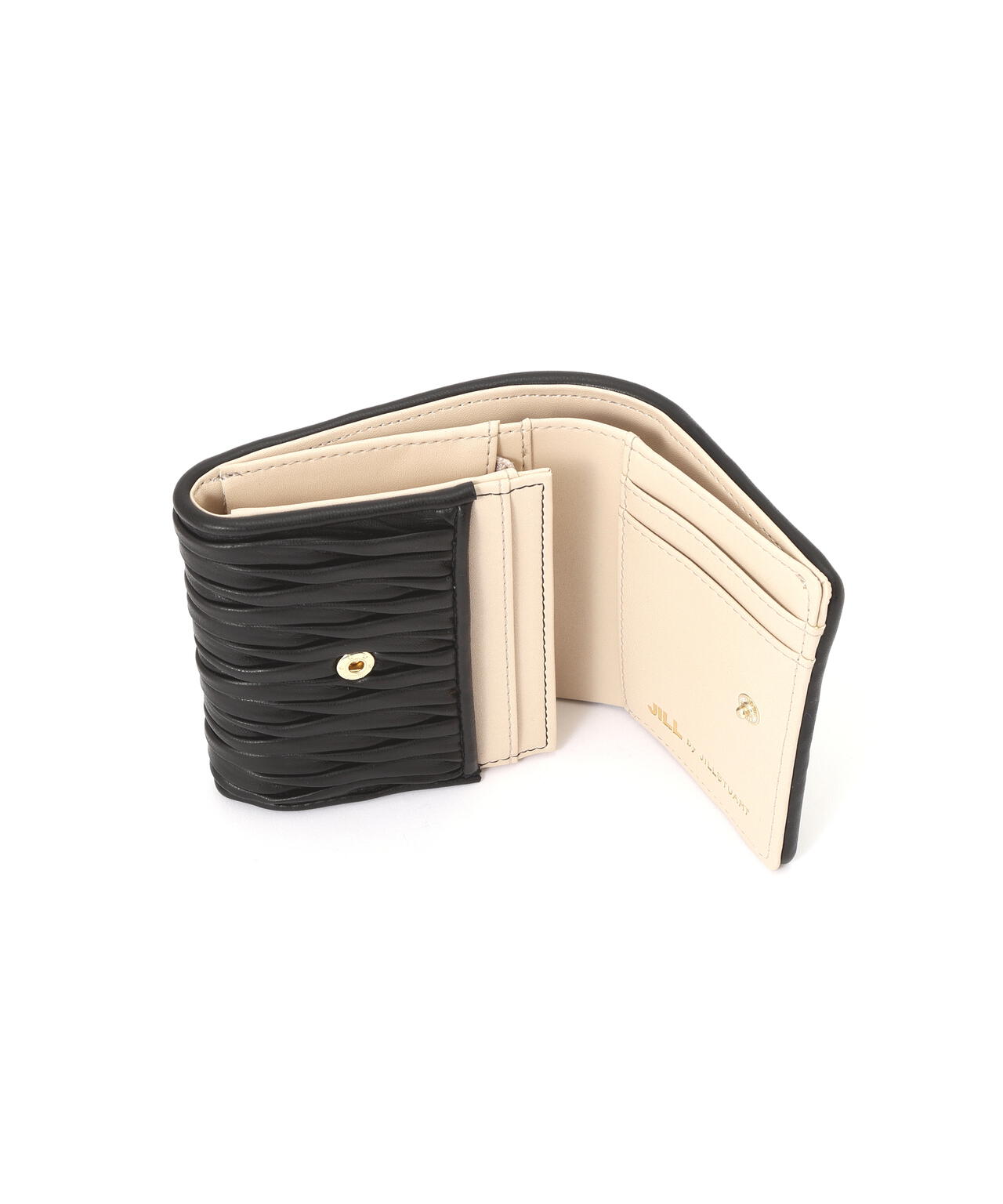 ミニリボンパフィフラップウォレット