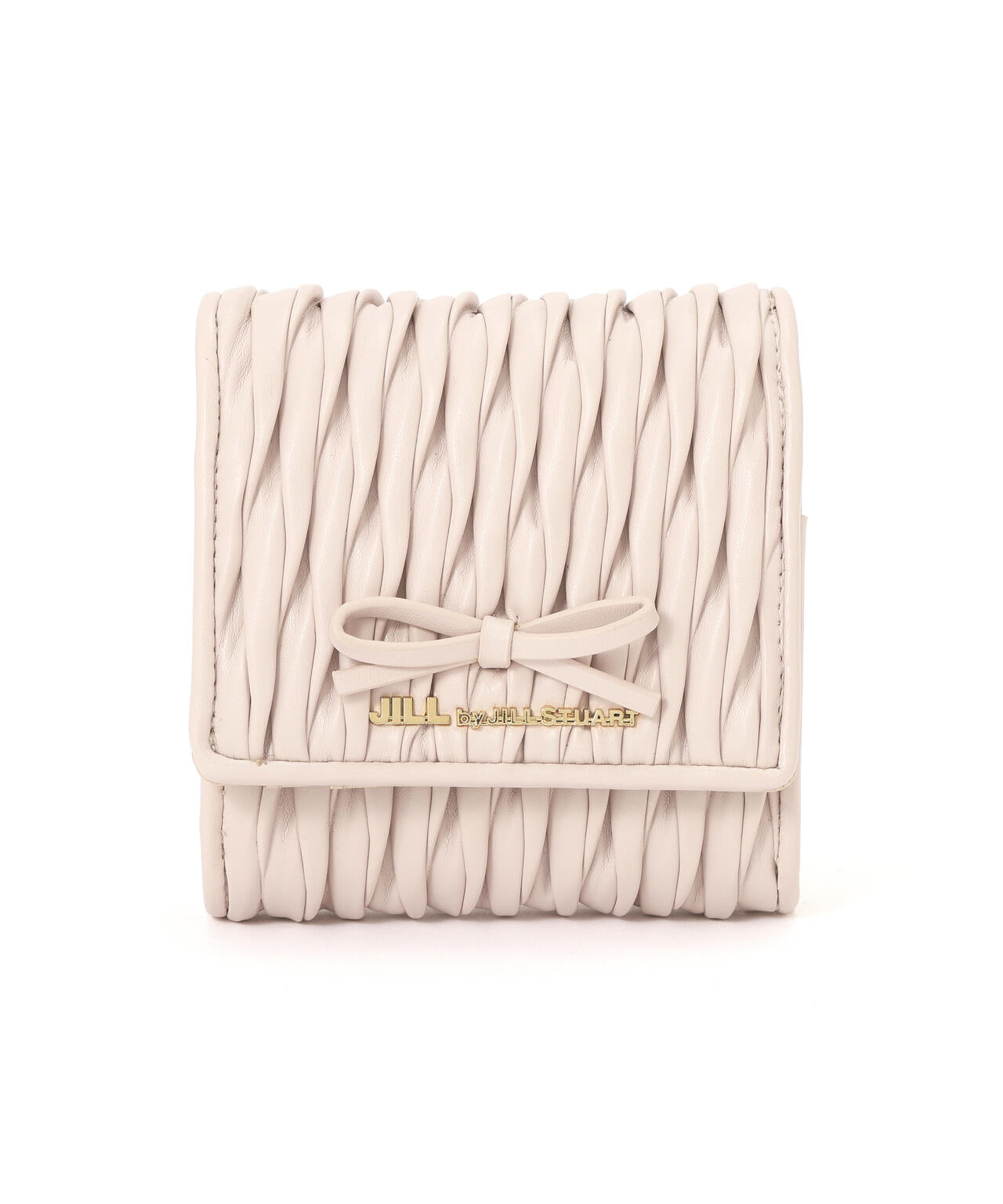 ミニリボンパフィフラップウォレット